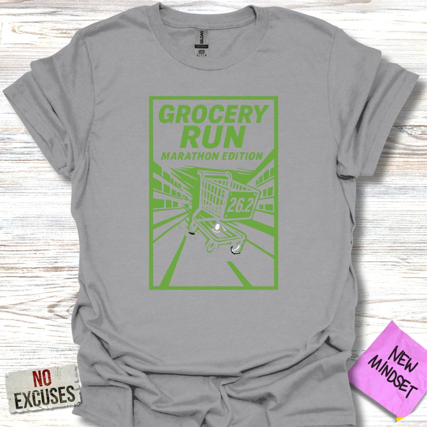 Grocery Run Marathon Edition Graphic T-shirt product type