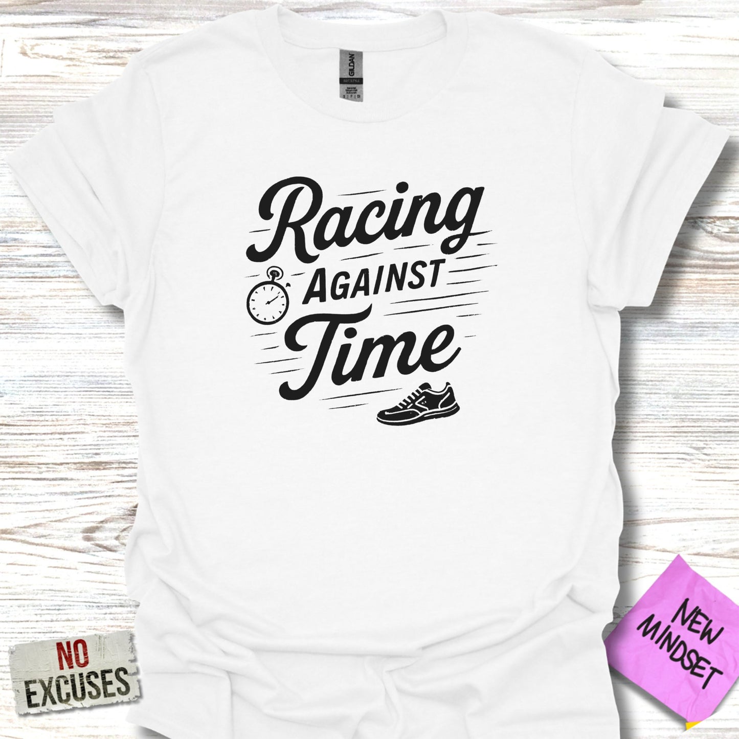 Racing Against Time Motivational T-shirt product type