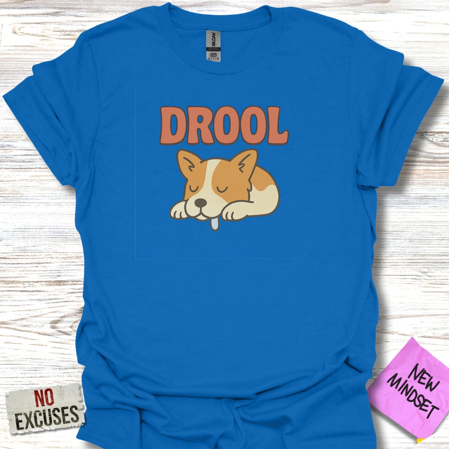 Funny Drooling Puppy Graphic Design T-shirt product