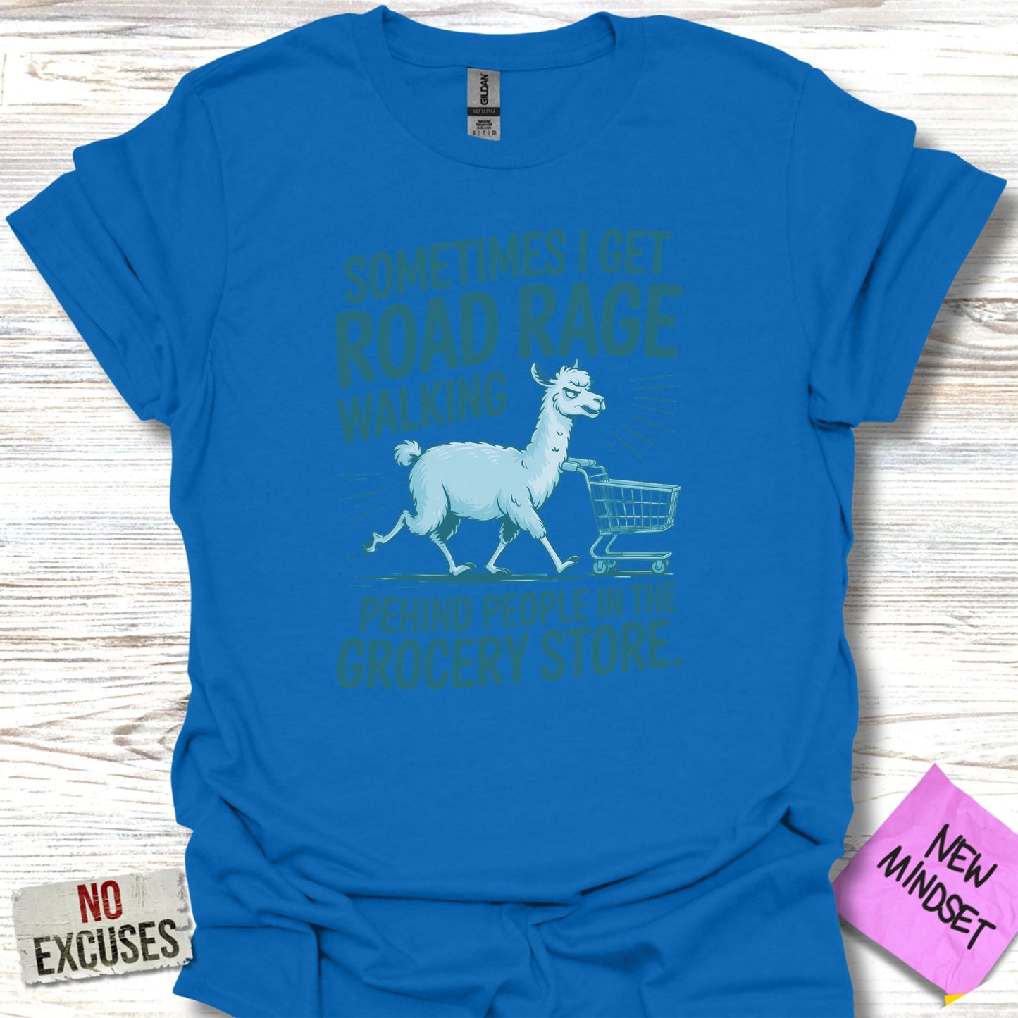 Hilarious Road Rage in Grocery Store T-Shirt Product