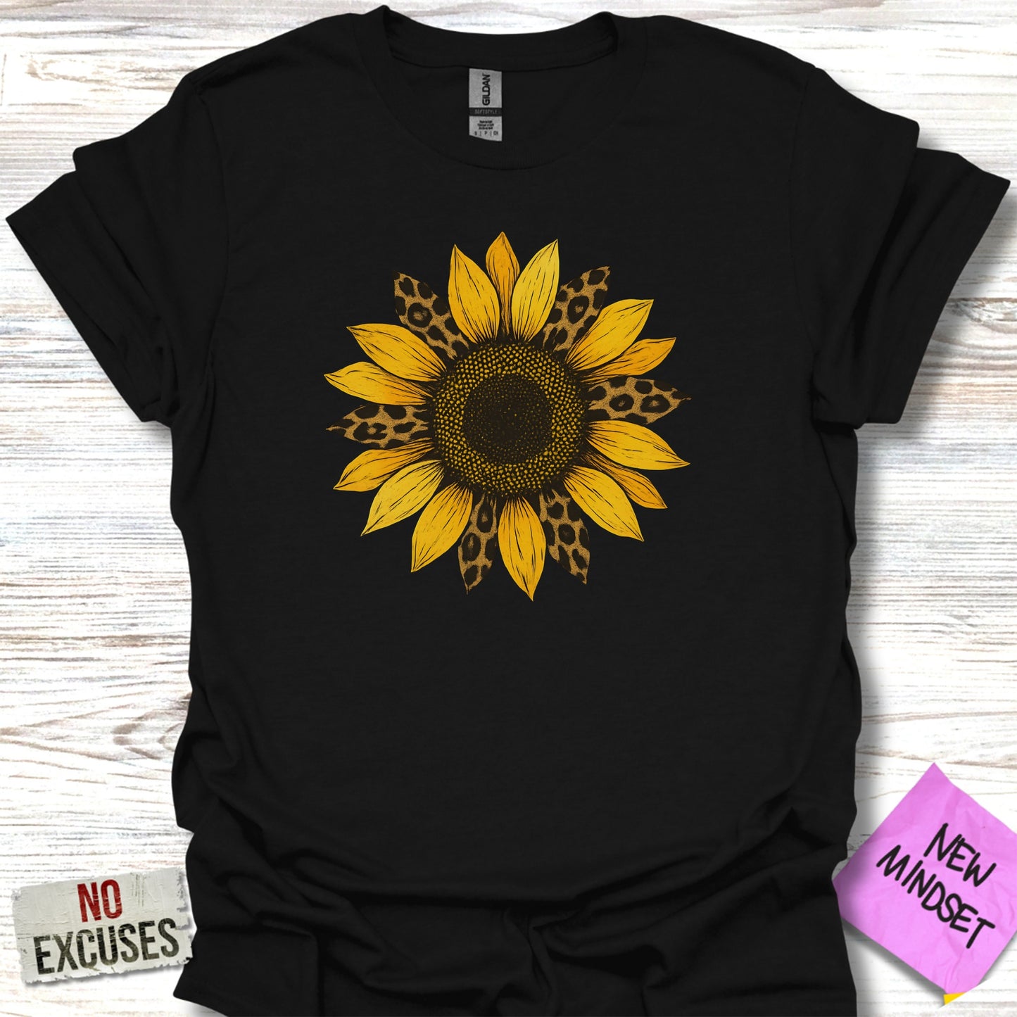 Sunflower Pattern Graphic Tee Shirt Product