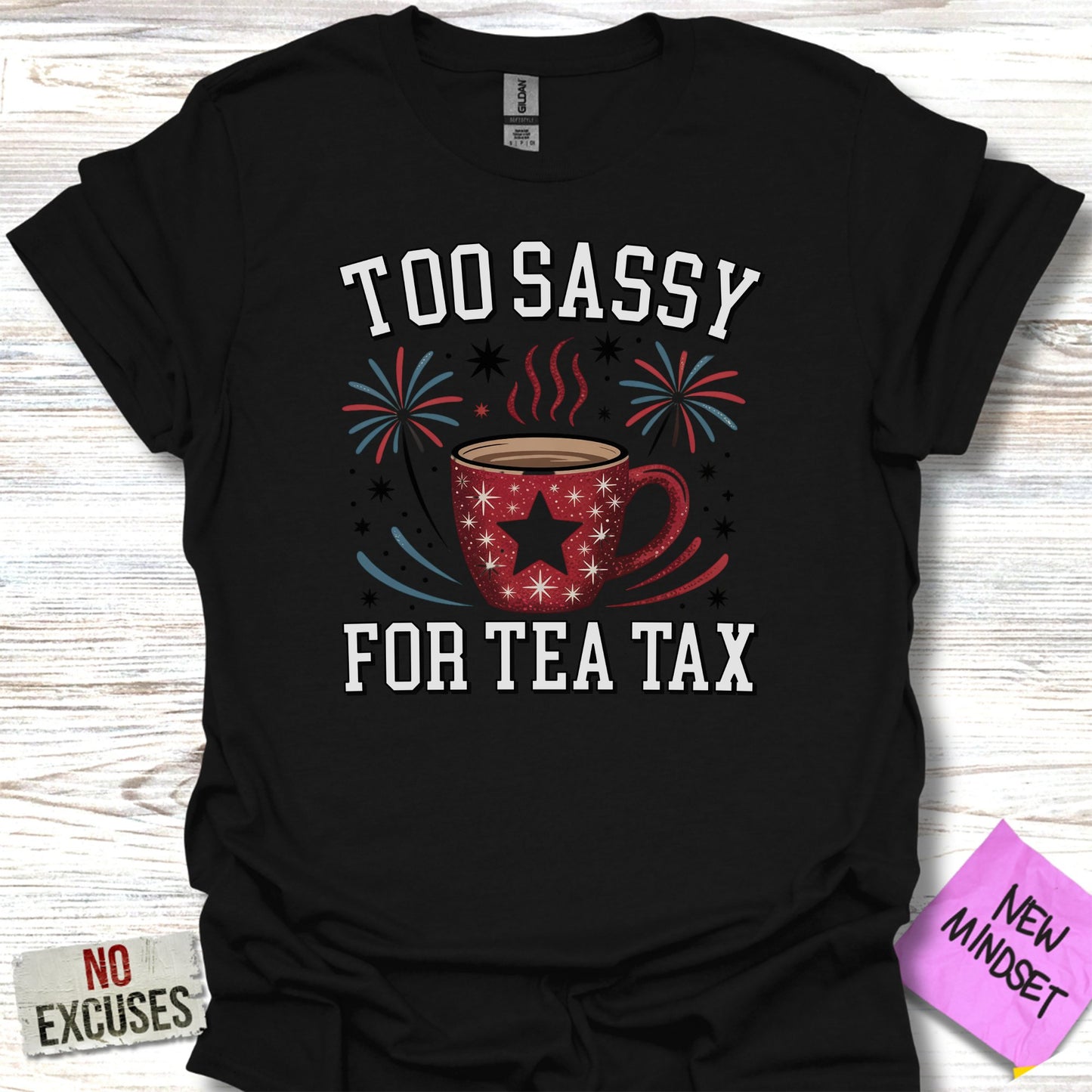 Too Sassy For Tea Tax Graphic T-Shirt product