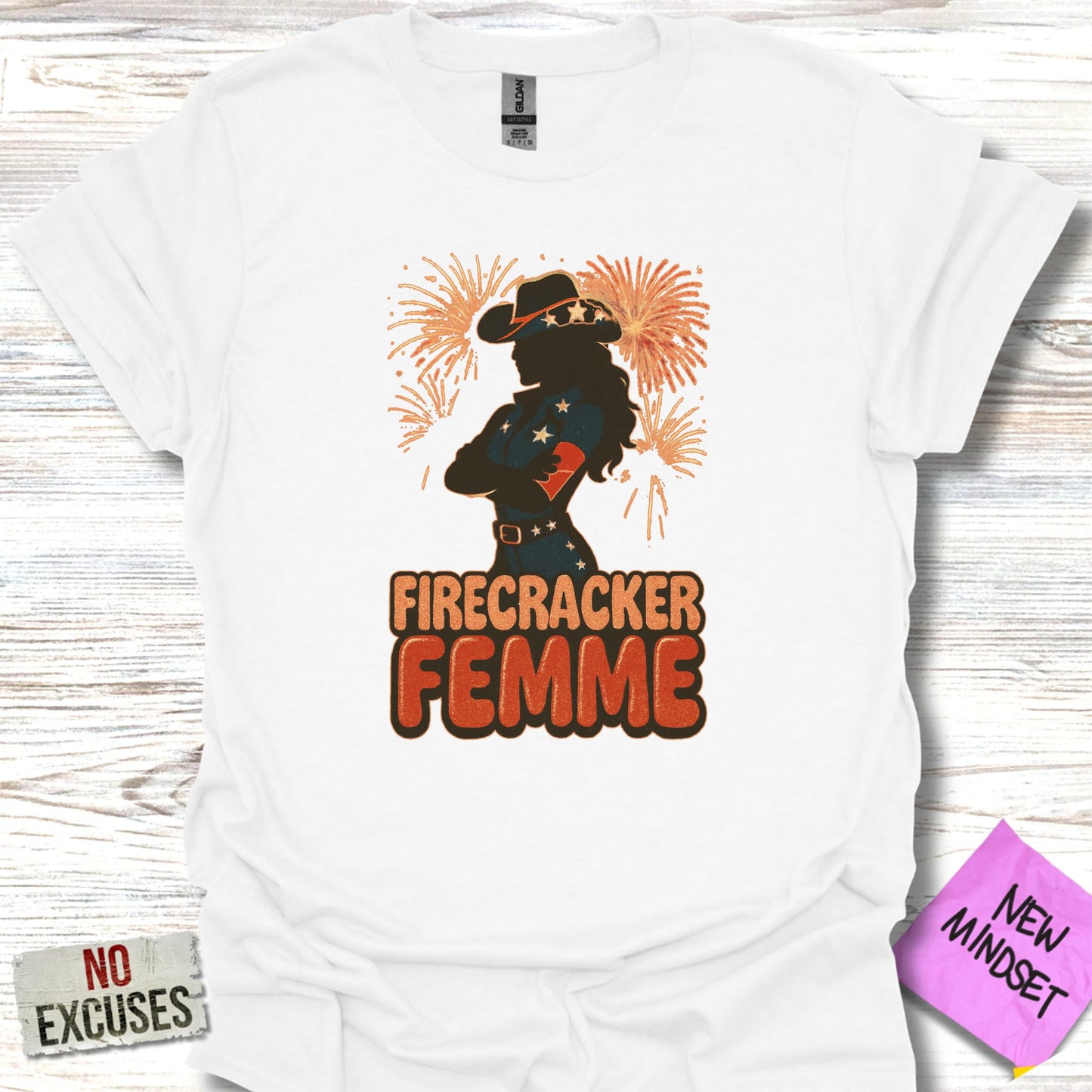 Firecracker Femme Graphic Tee Fun Comfortable product type