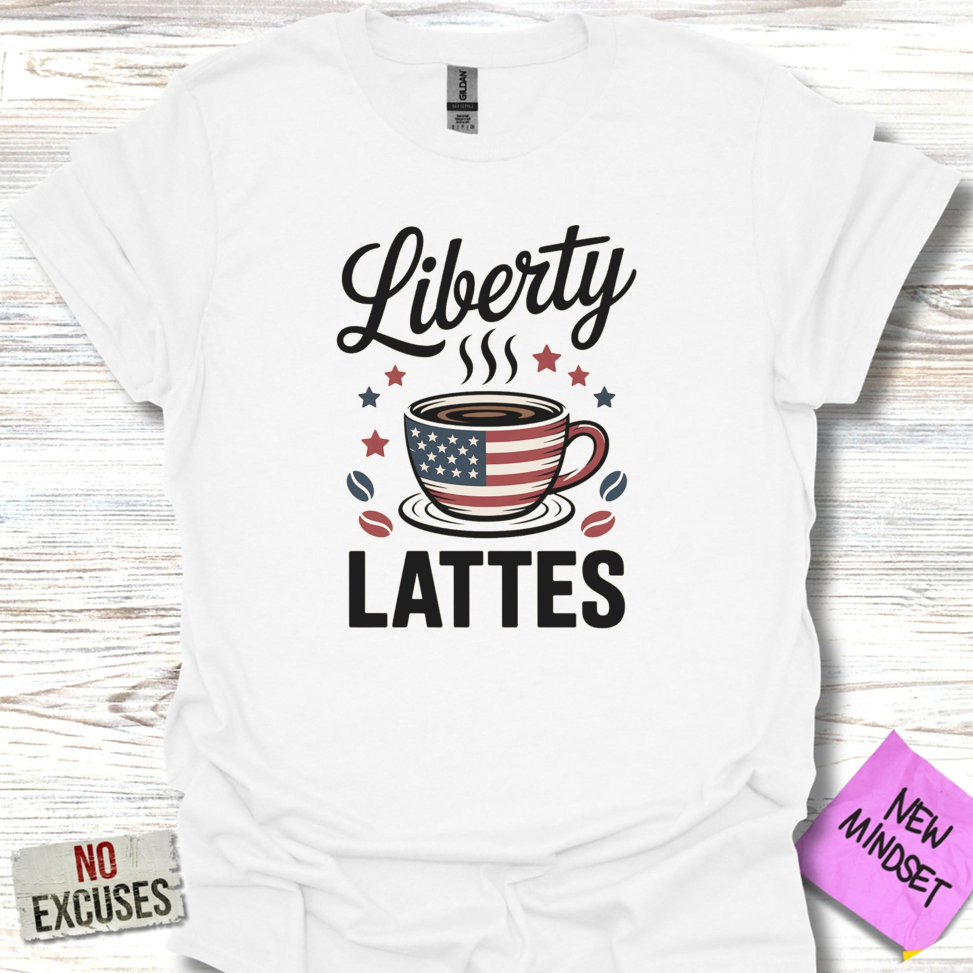 Liberty Lattes Graphic Tee Shirt T-Shirt product type
