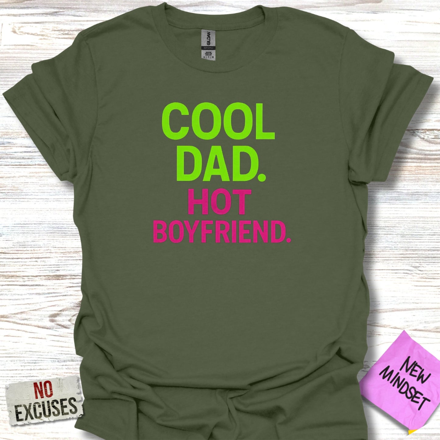 Cool Dad Hot Boyfriend Graphic Tee Product