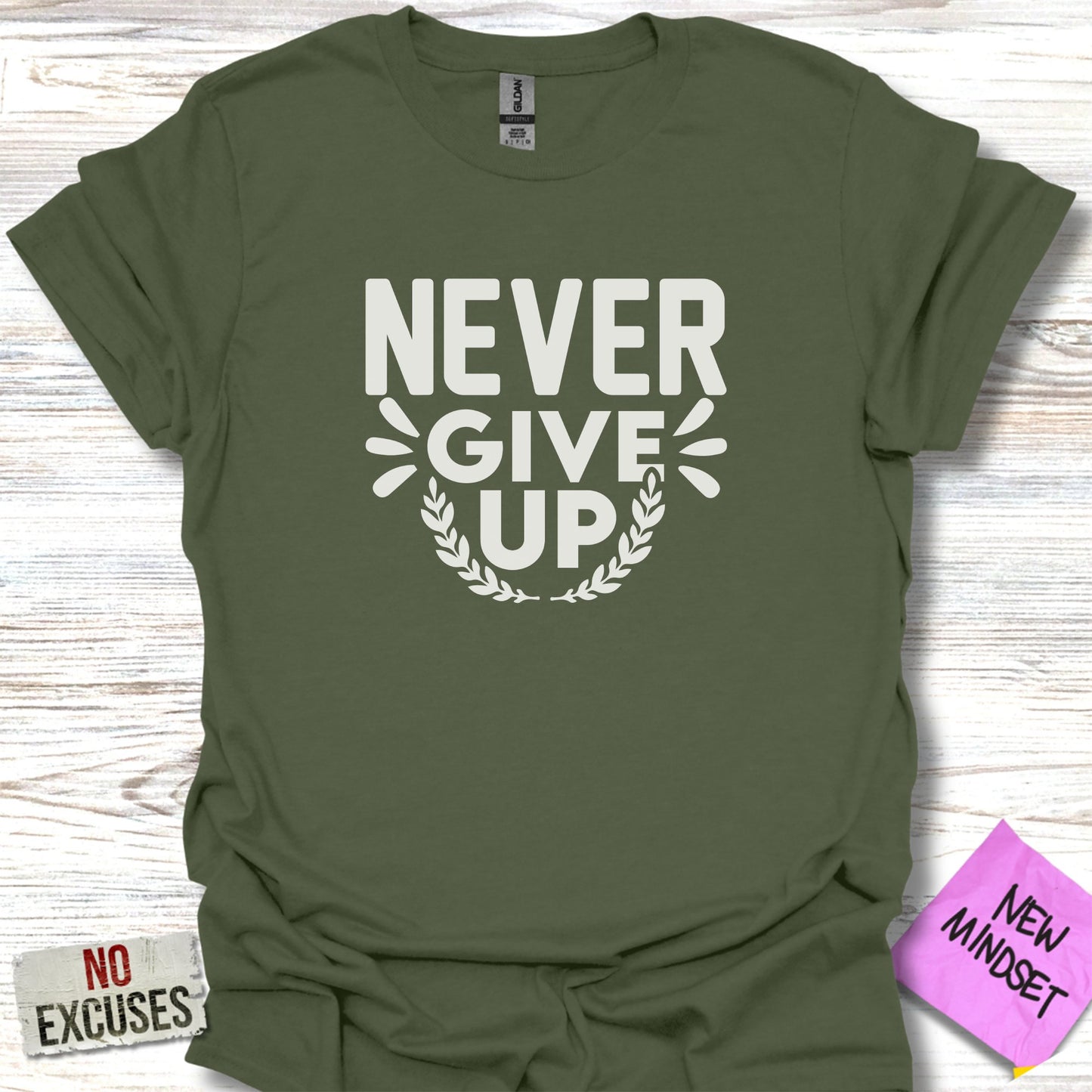 Never Give Up T-Shirt