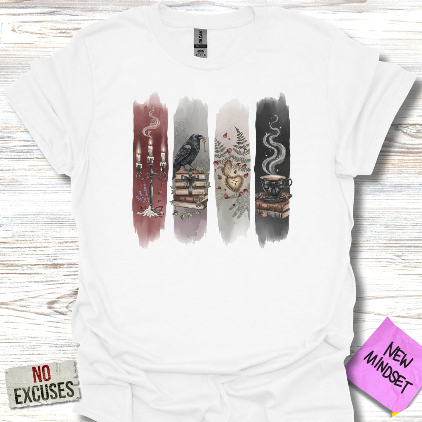 Mystical Literature Art Design White T-shirt product