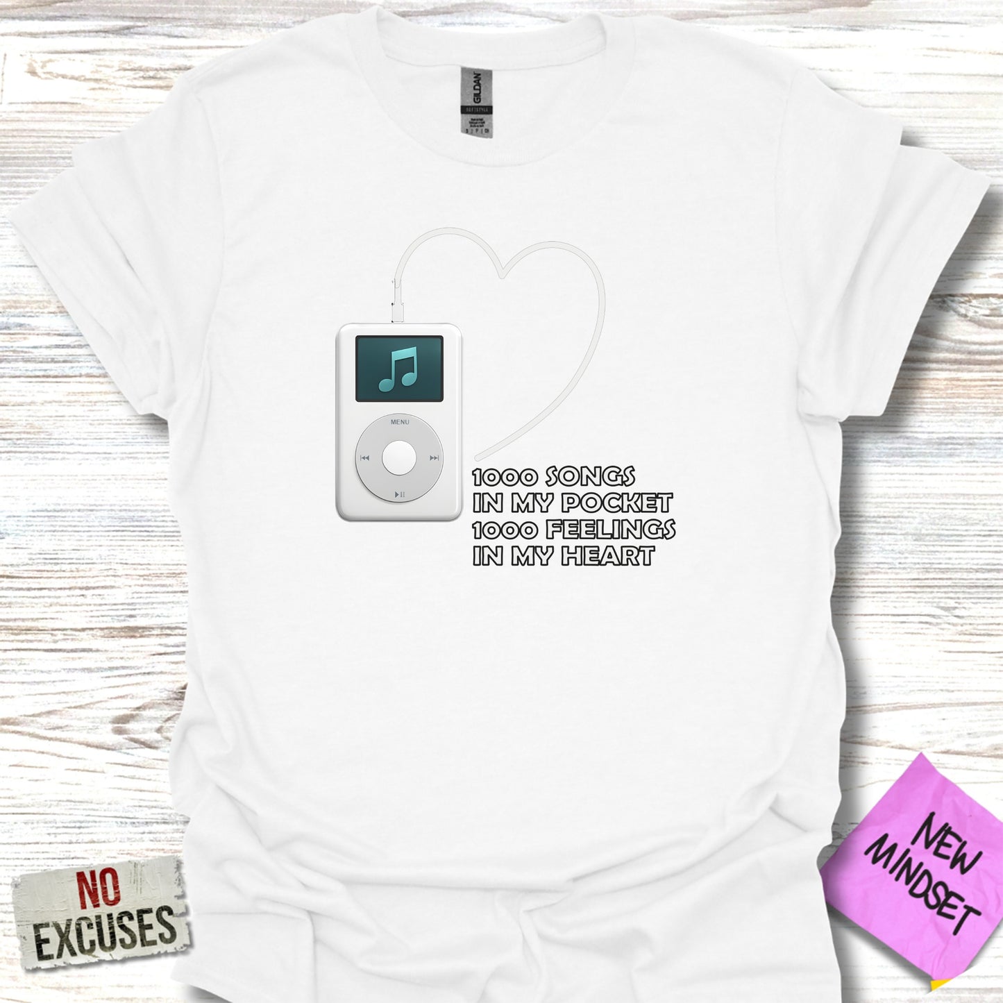 Pocket MP3 Player Inspired Graphic T-Shirt product