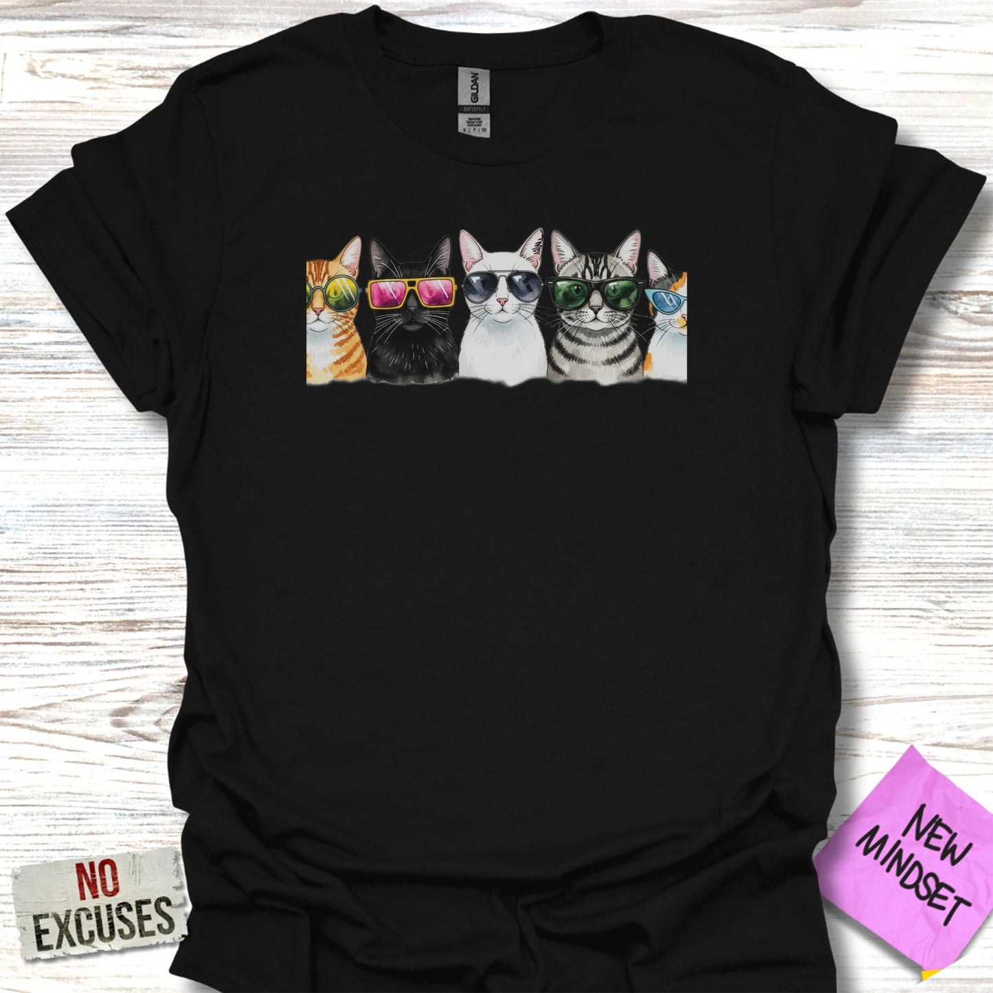 Cool Cats With Sunglasses Graphic T-shirt product type