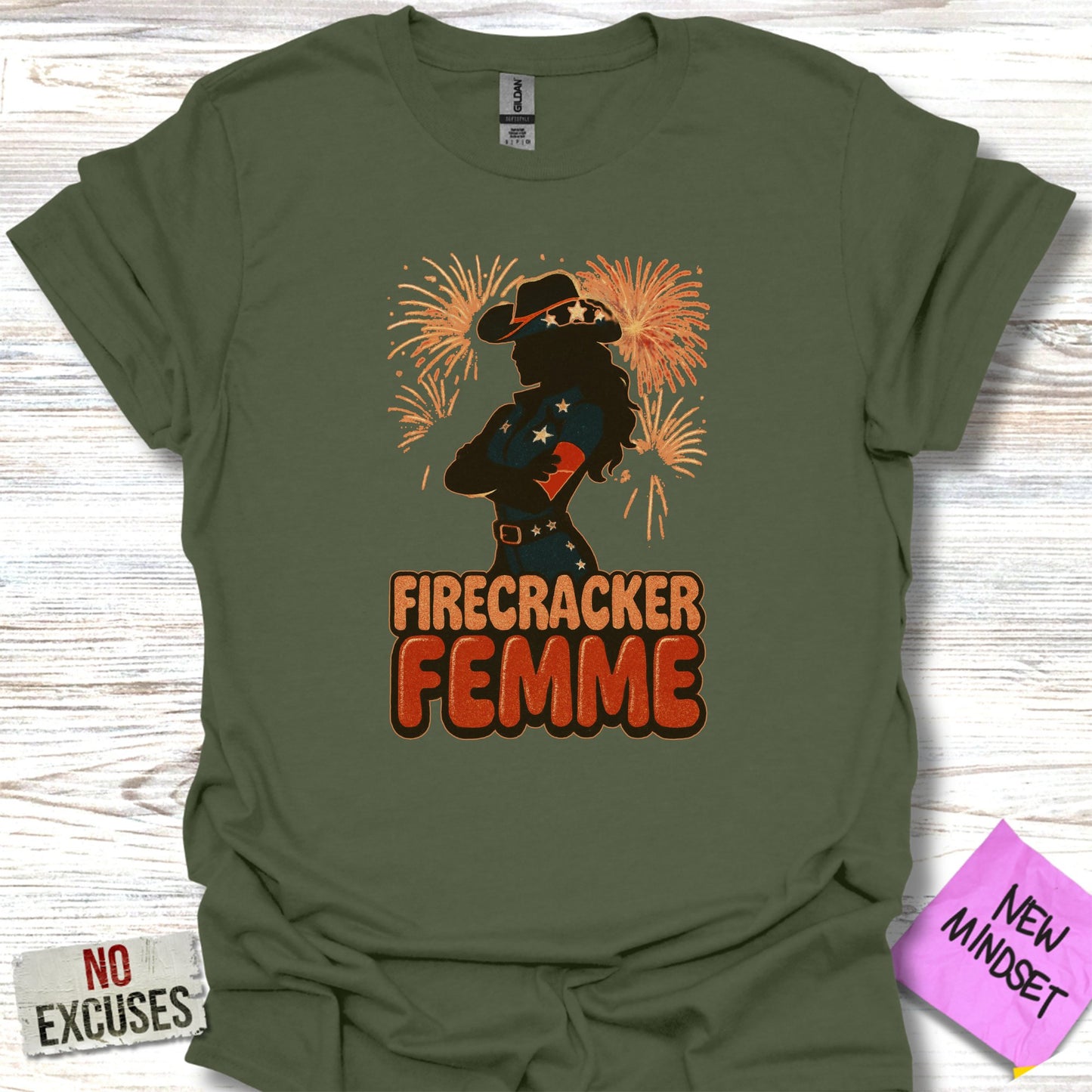 Firecracker Femme Graphic Short Sleeve Shirt product