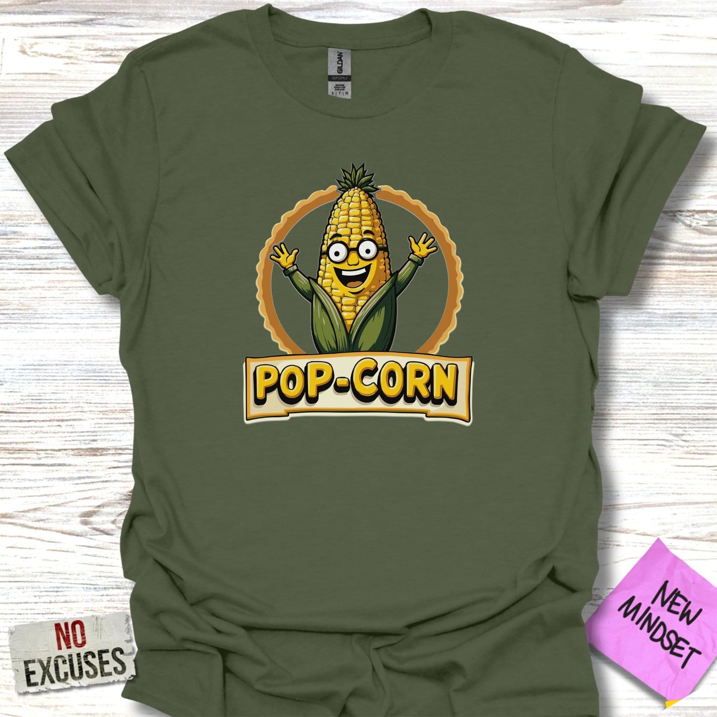 Pop Corn Fun Character Design T-Shirt product type