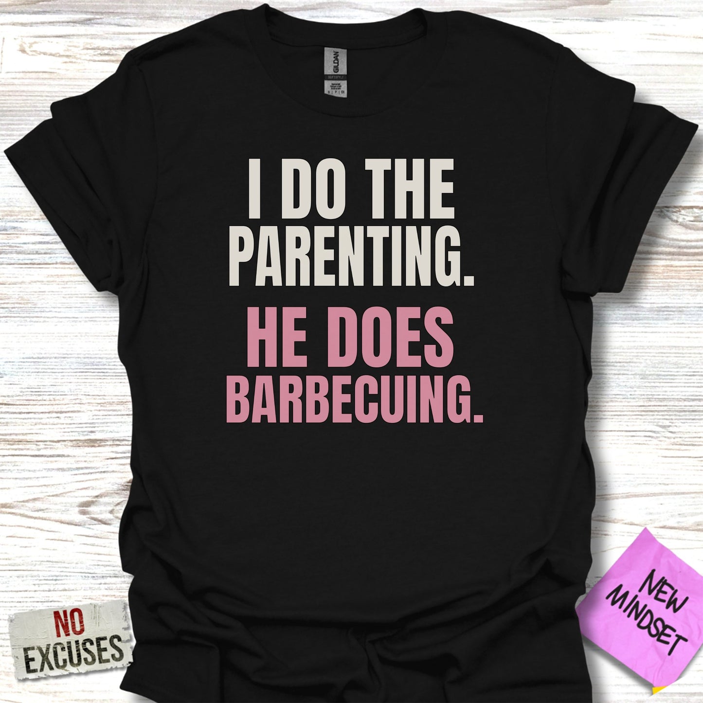 I Do The Parenting He Does Barbecuing Shirt product
