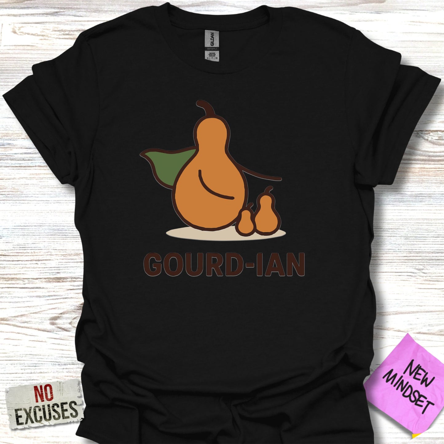 Whimsical Gourd-ian Graphic Tee Shirt product