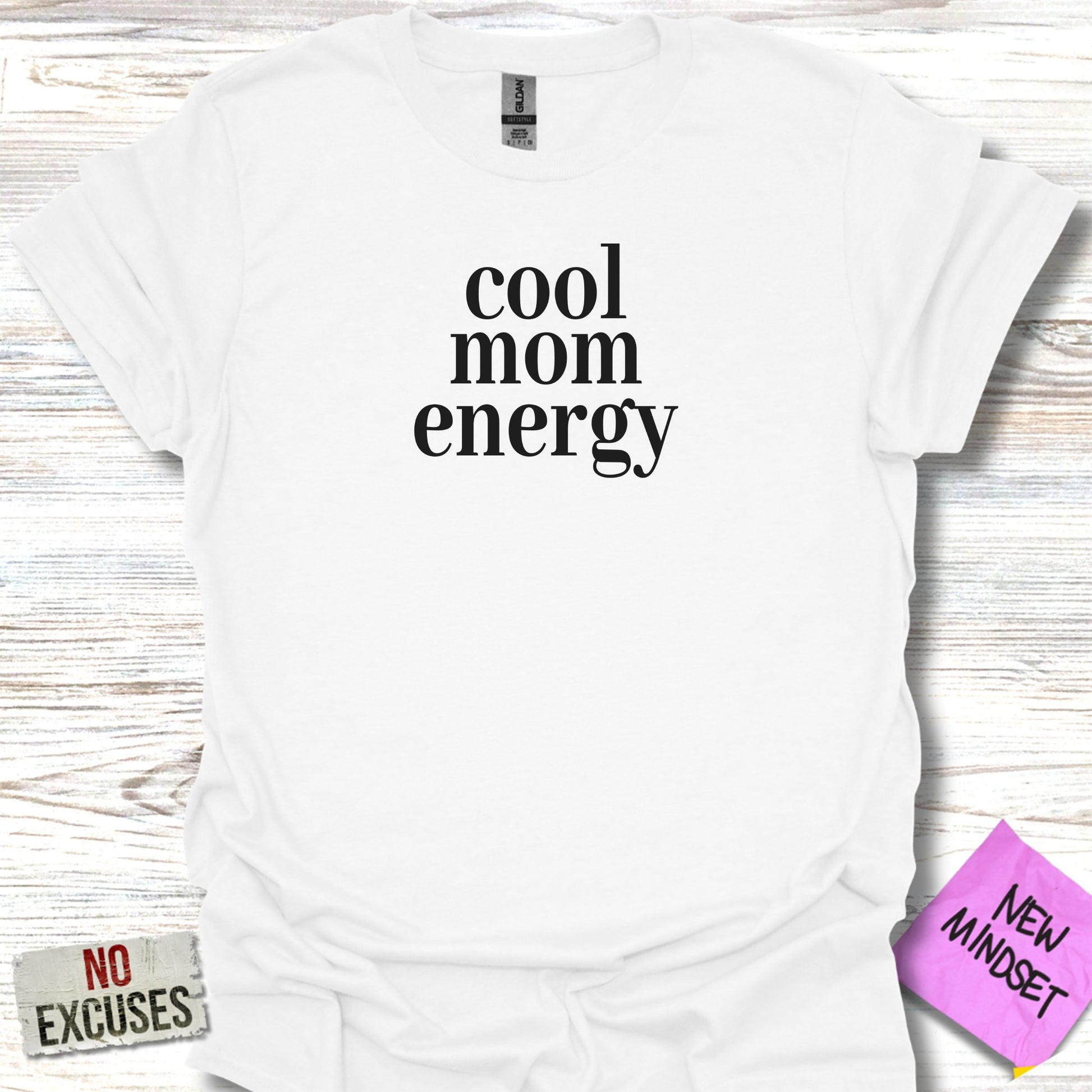 Cool Mom Energy Graphic Tee Shirt product type