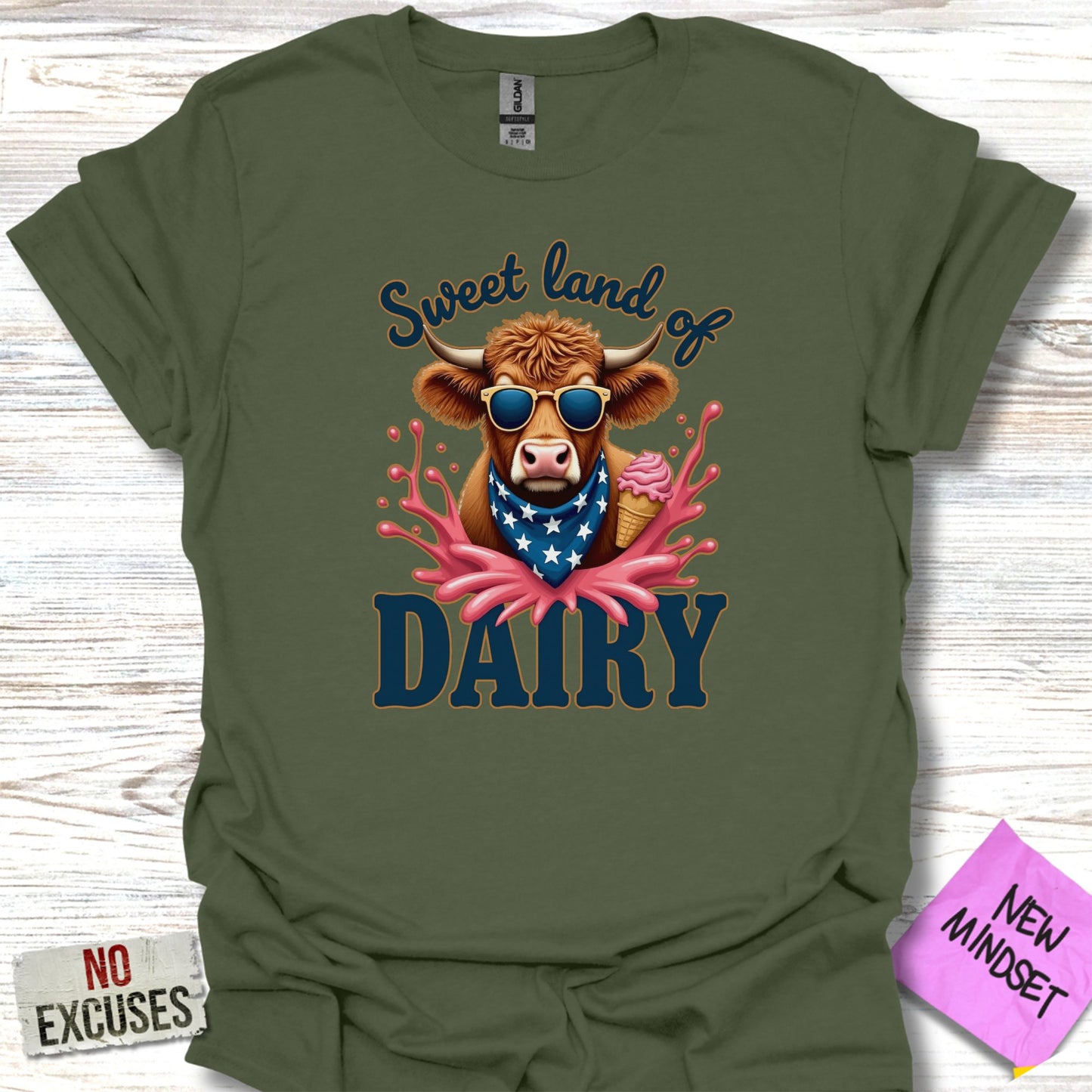 Sweet Land of Dairy Graphic T-Shirt product type