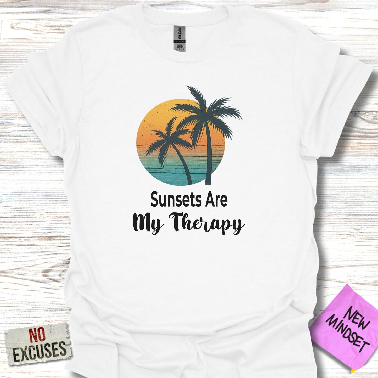 Sunsets Are My Therapy Graphic T-Shirt product