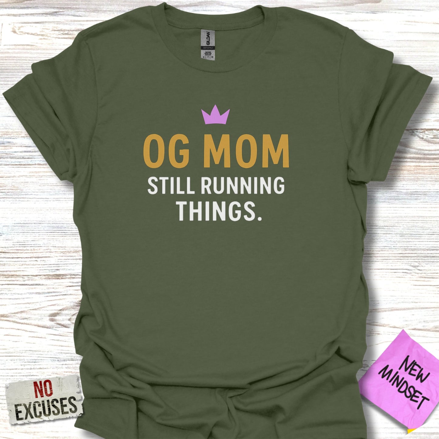 OG Mom Still Running Things Graphic Shirt product
