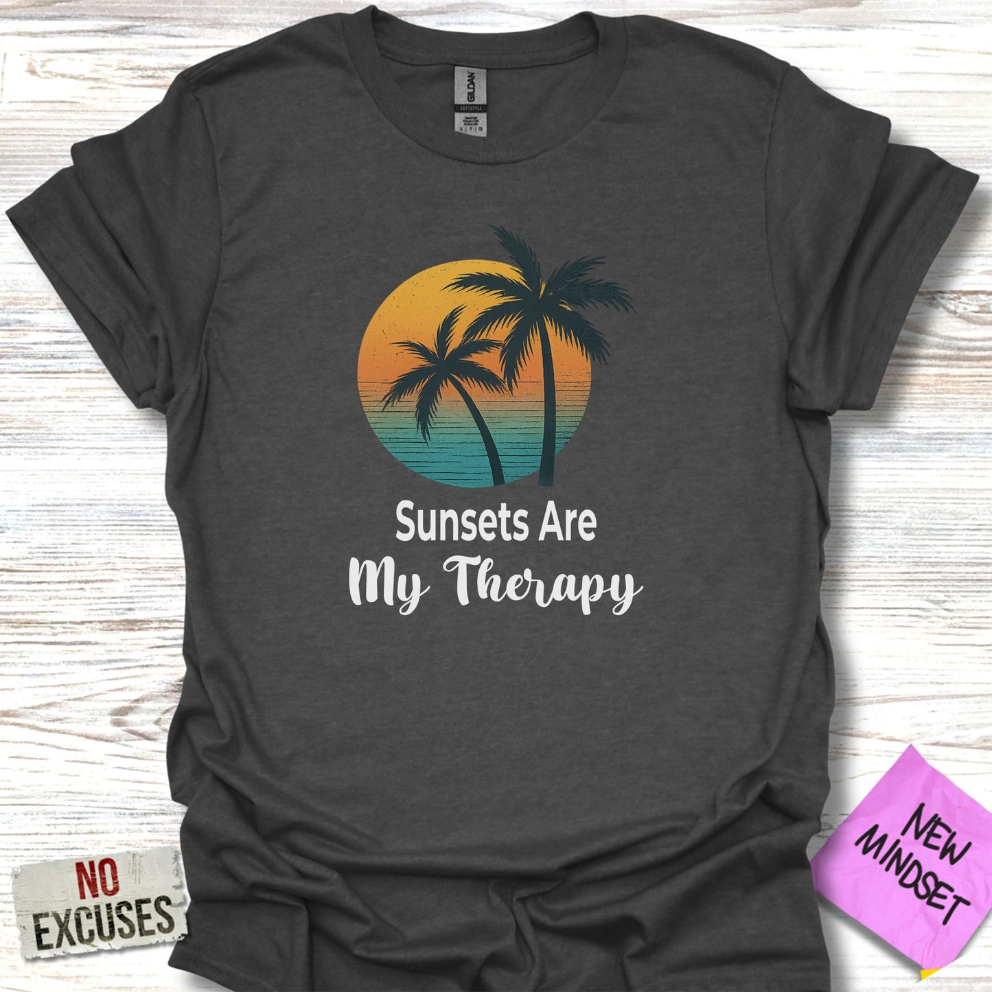 Sunsets Are My Therapy Graphic Printed T-shirt product
