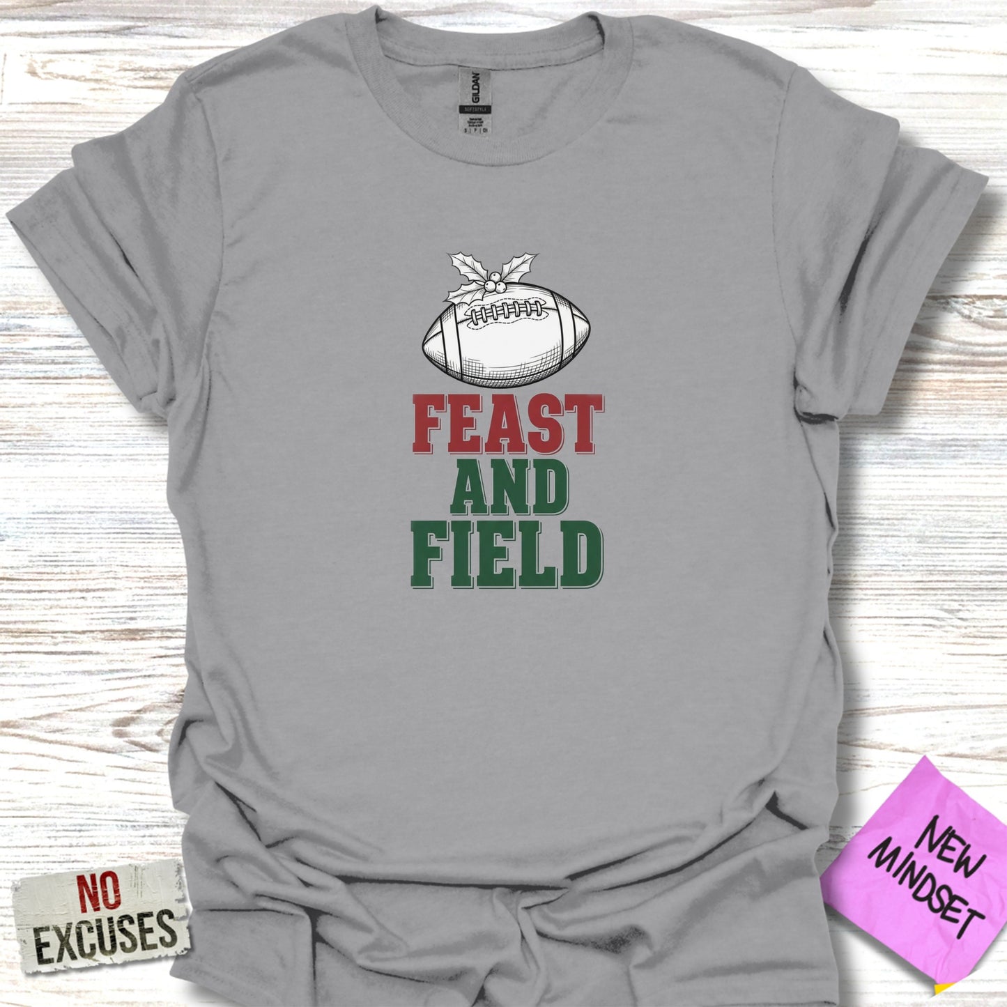 Feast and Field Football Graphic T-shirt product type