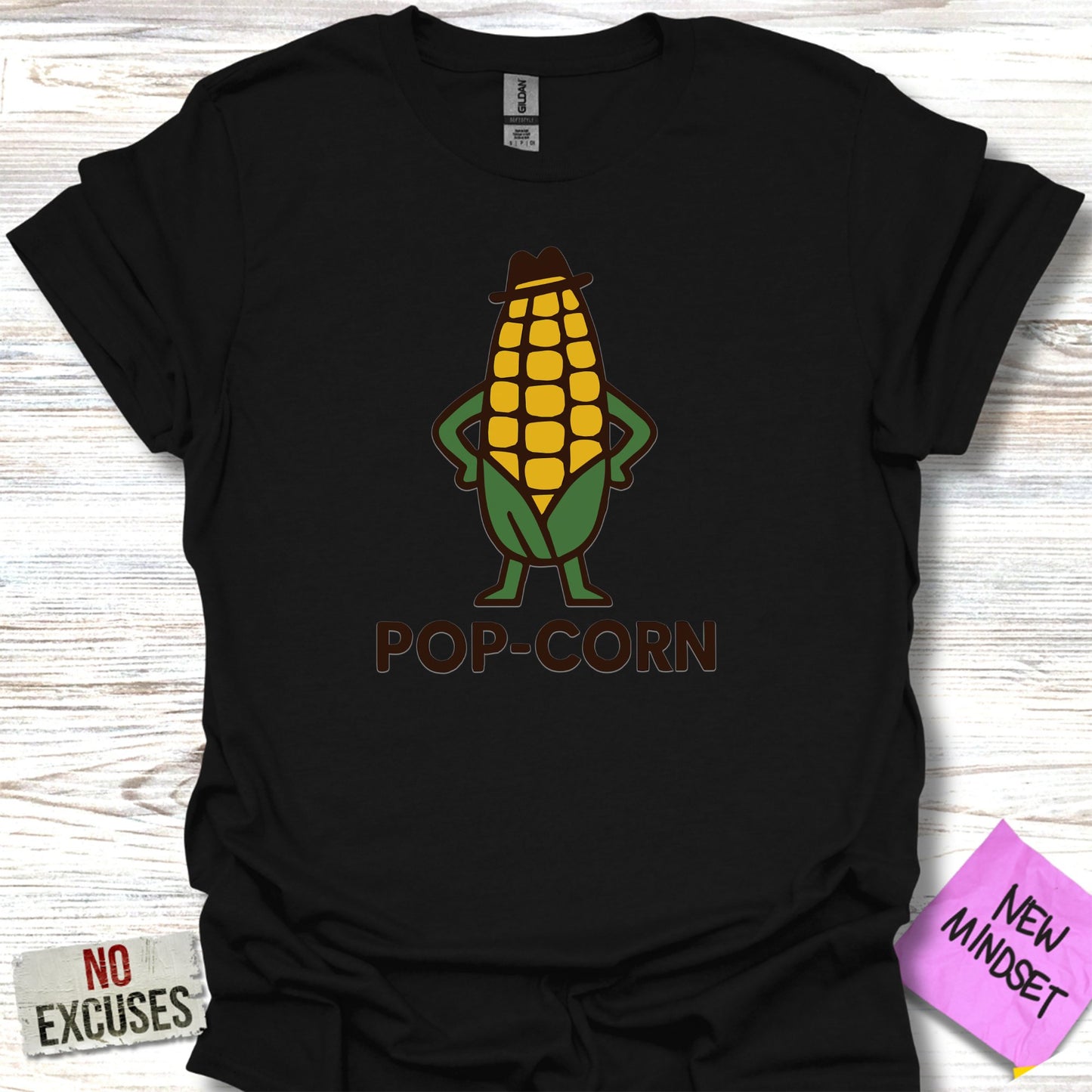 Pop-Corn Character Graphic Tee Shirt product