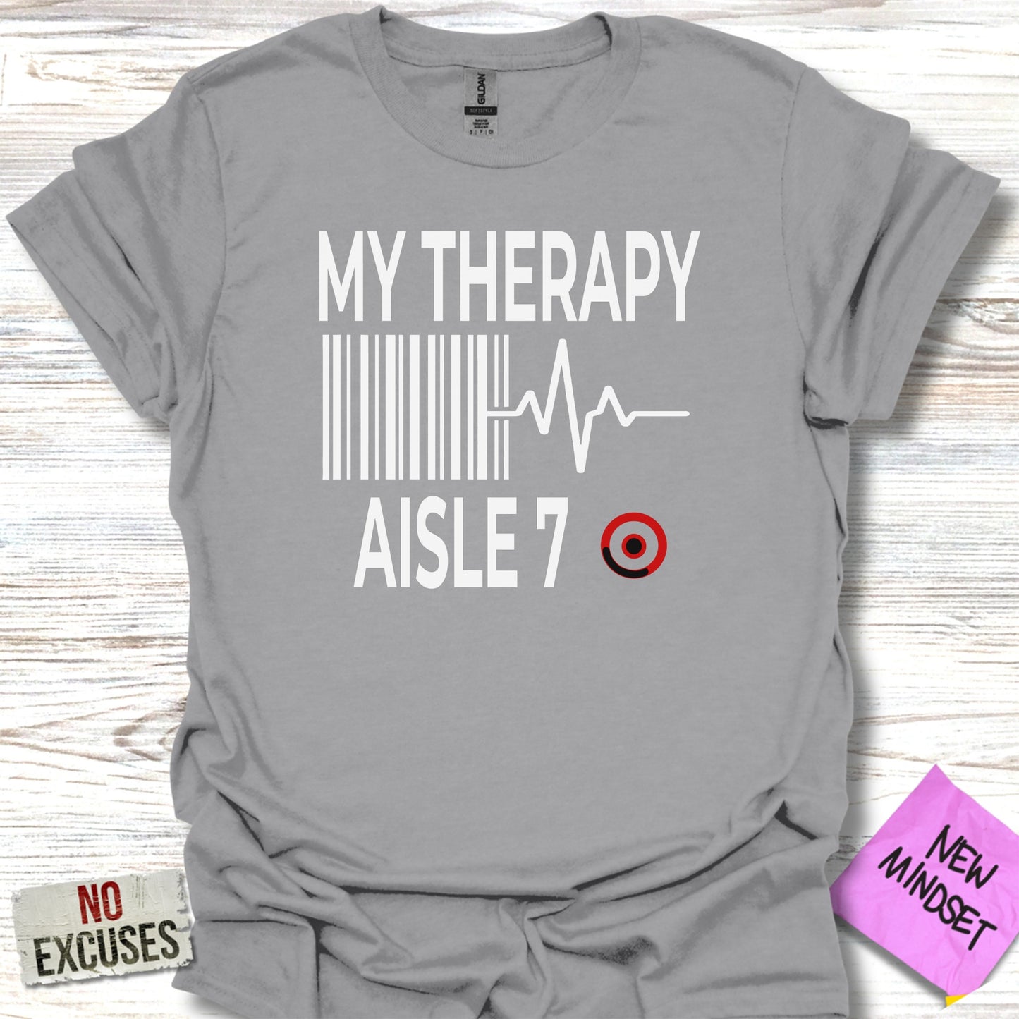 My Therapy Aisle 7 Barcode Graphic T-Shirt product type