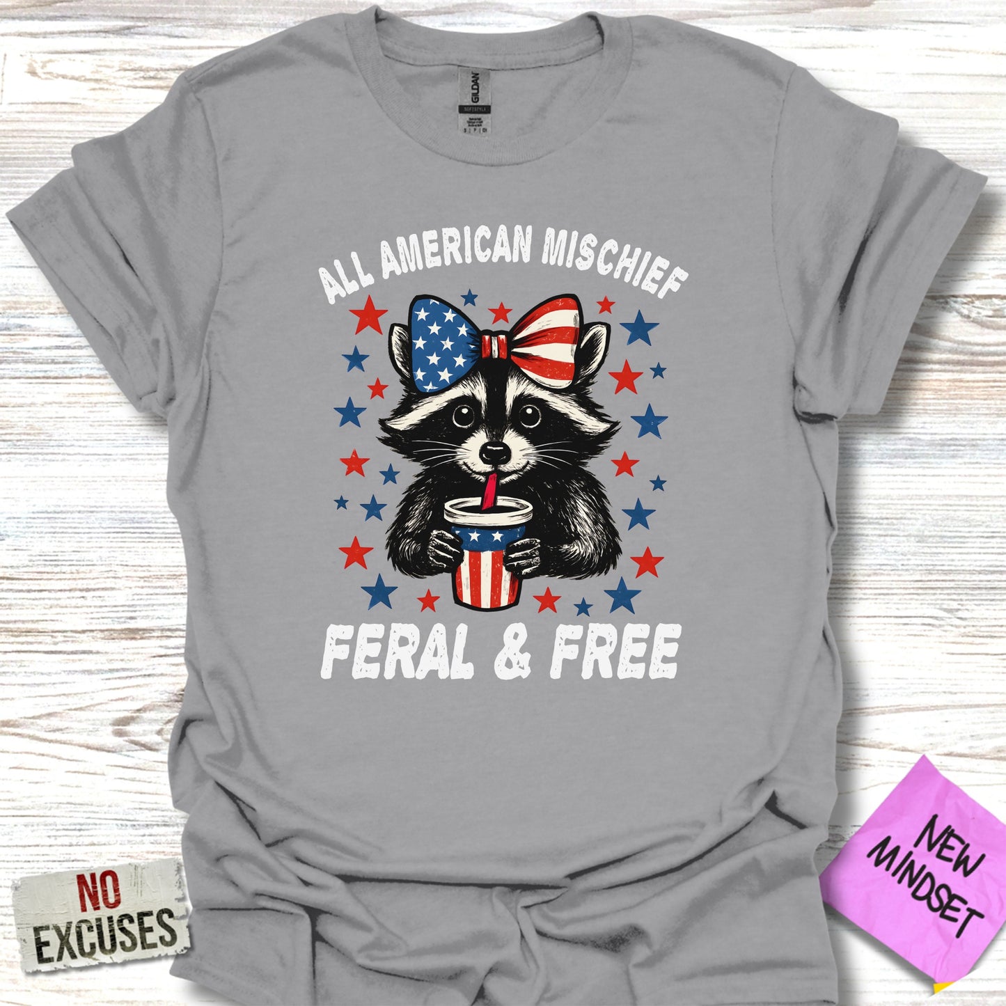 All American Mischief Feral and Free T-shirt product type