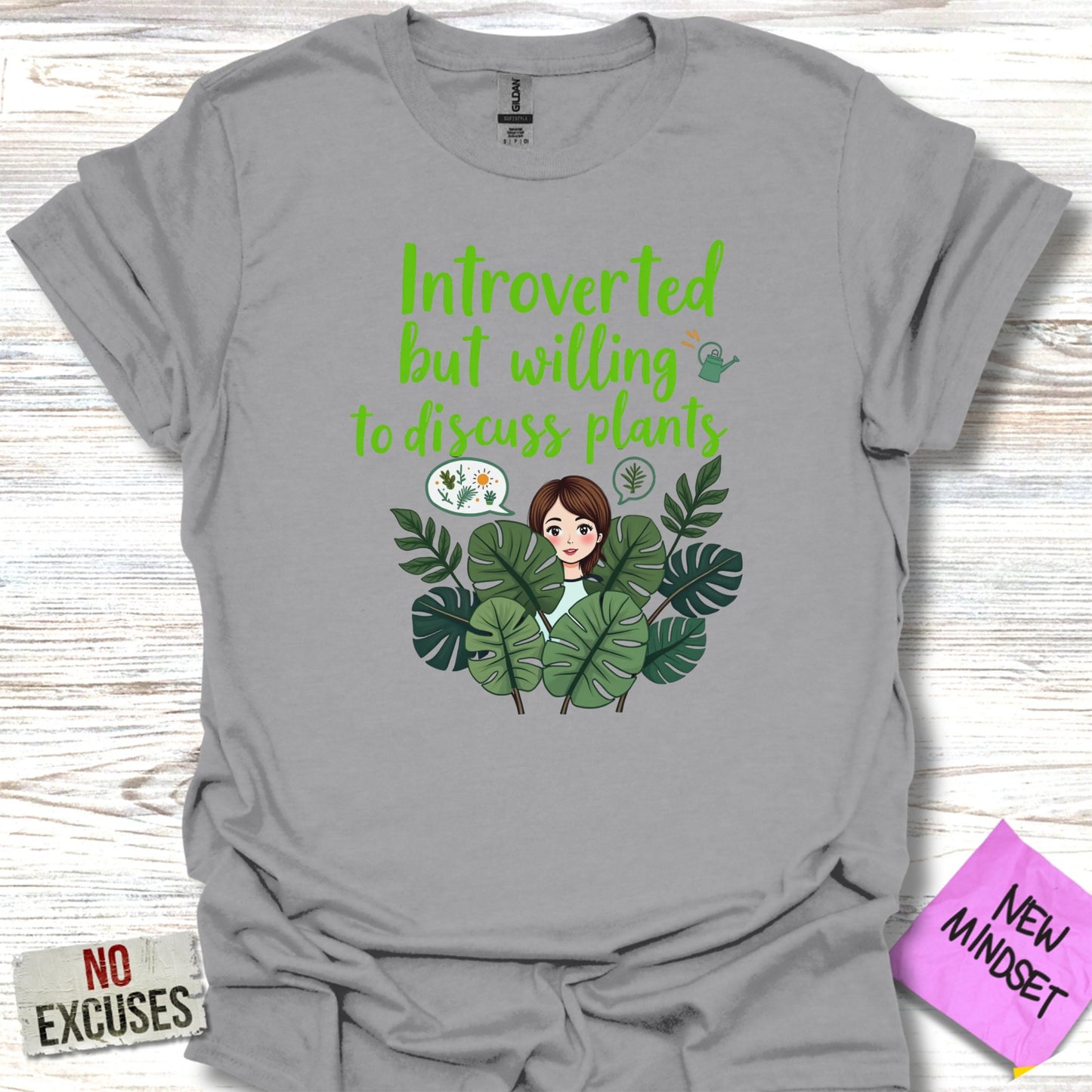 Introverted but willing to discuss plants product type