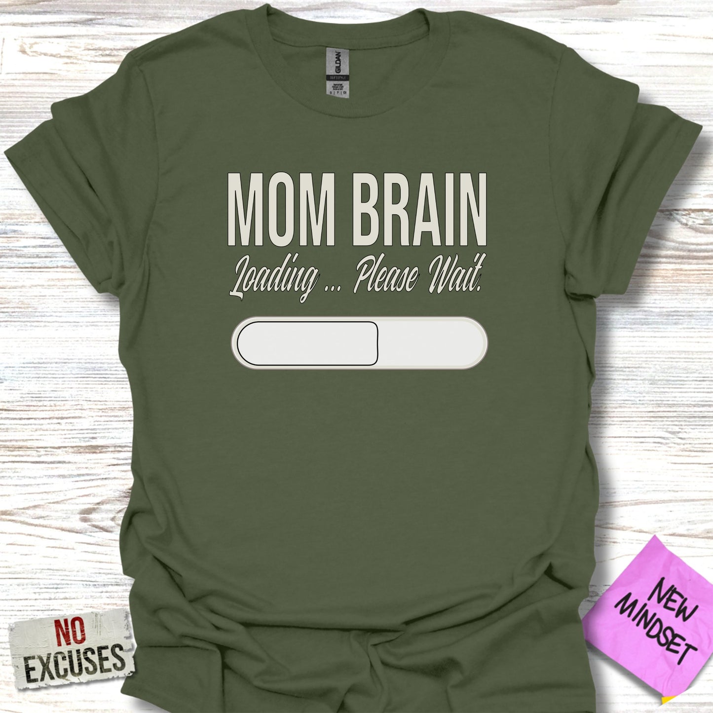 Mom Brain Loading Please Wait Graphic T-shirt product