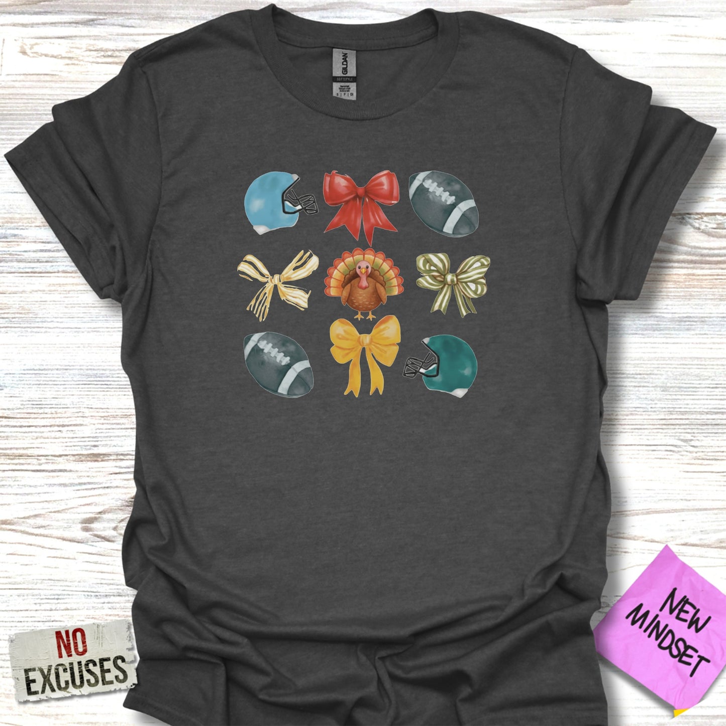 Thanksgiving and Football Themed T-Shirt product