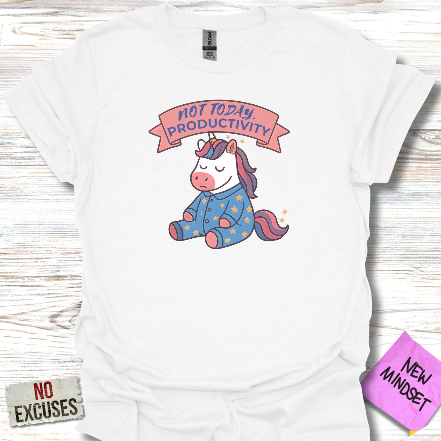 Cute Sleeping Unicorn With Motivational Quote Shirt product