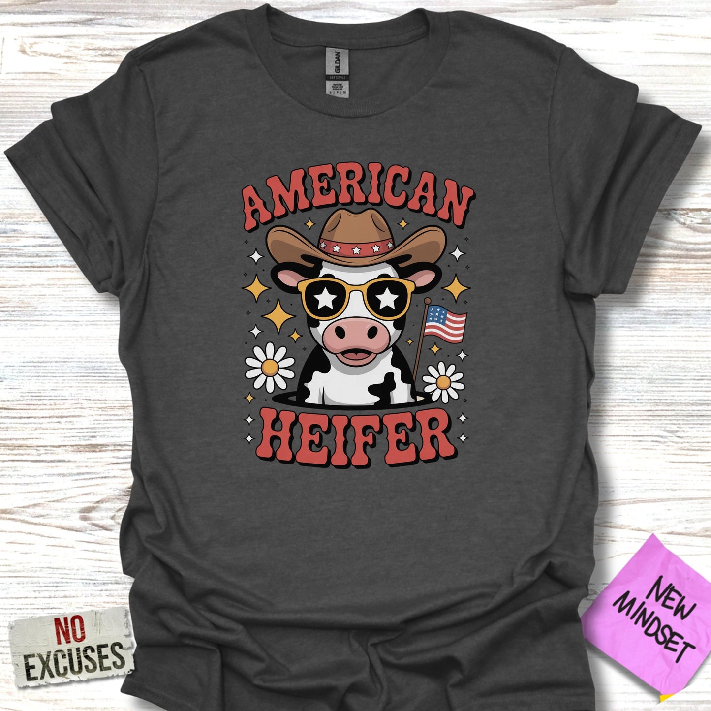 American Heifer Graphic T-Shirt product type