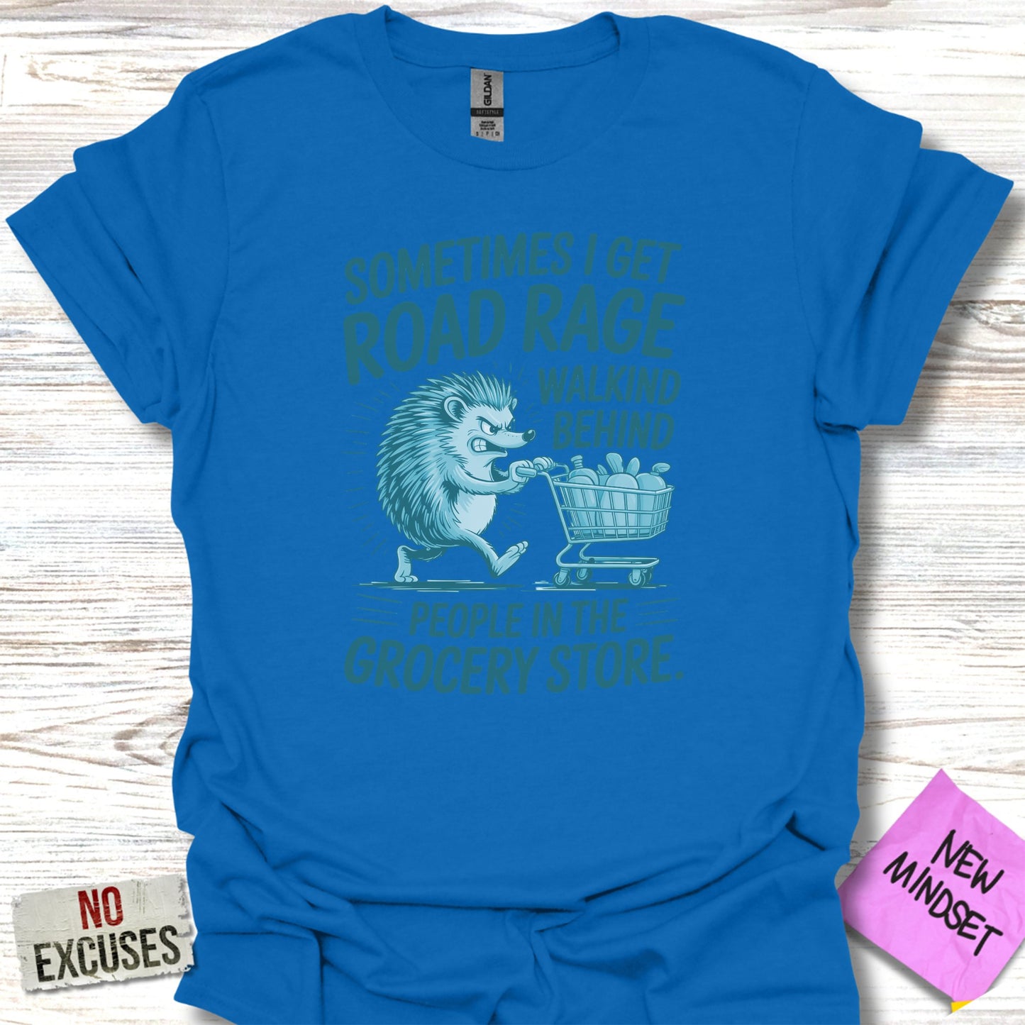 Funny Hedgehog Graphic Tee Road Rage Shirt product