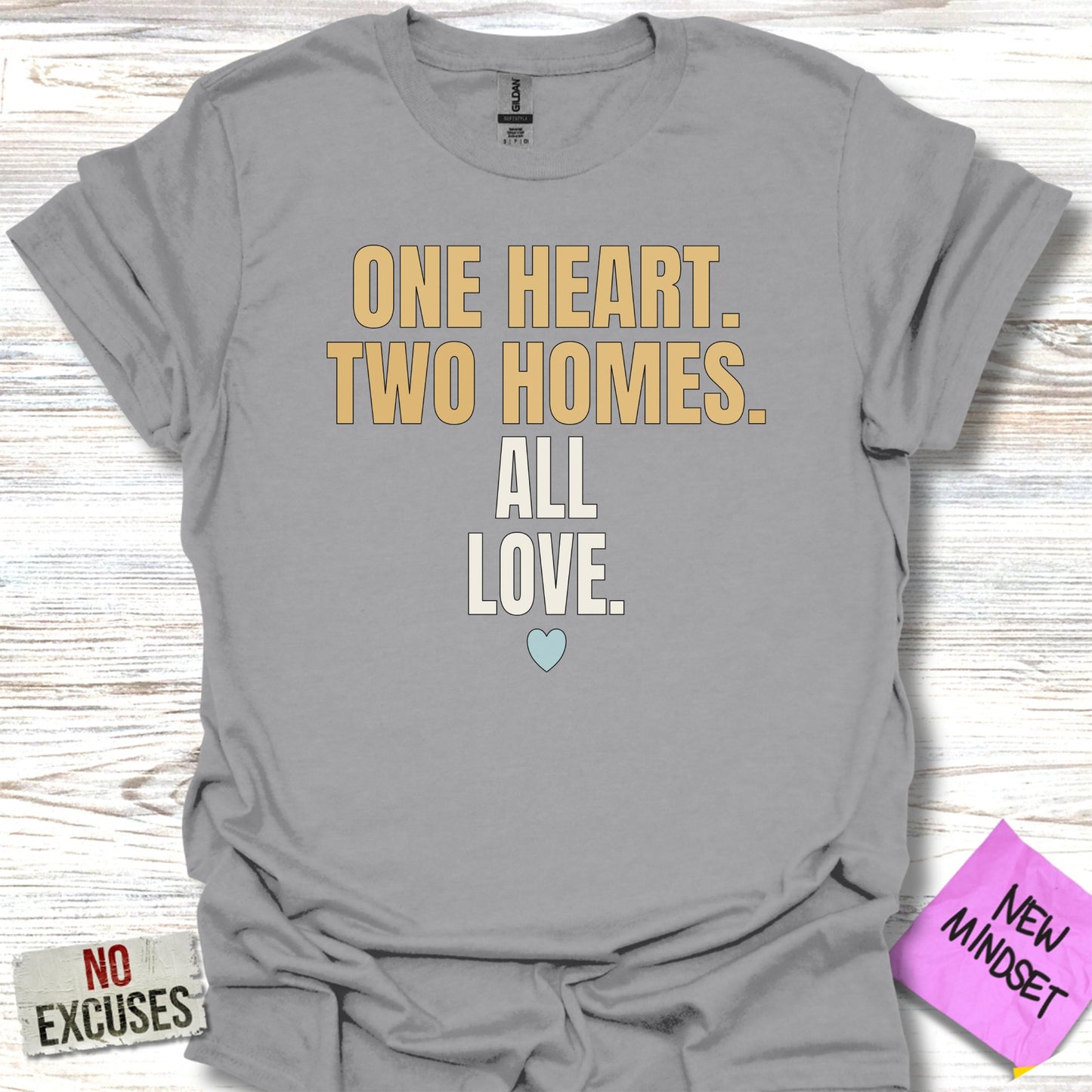 One heart two homes all love t-shirt product