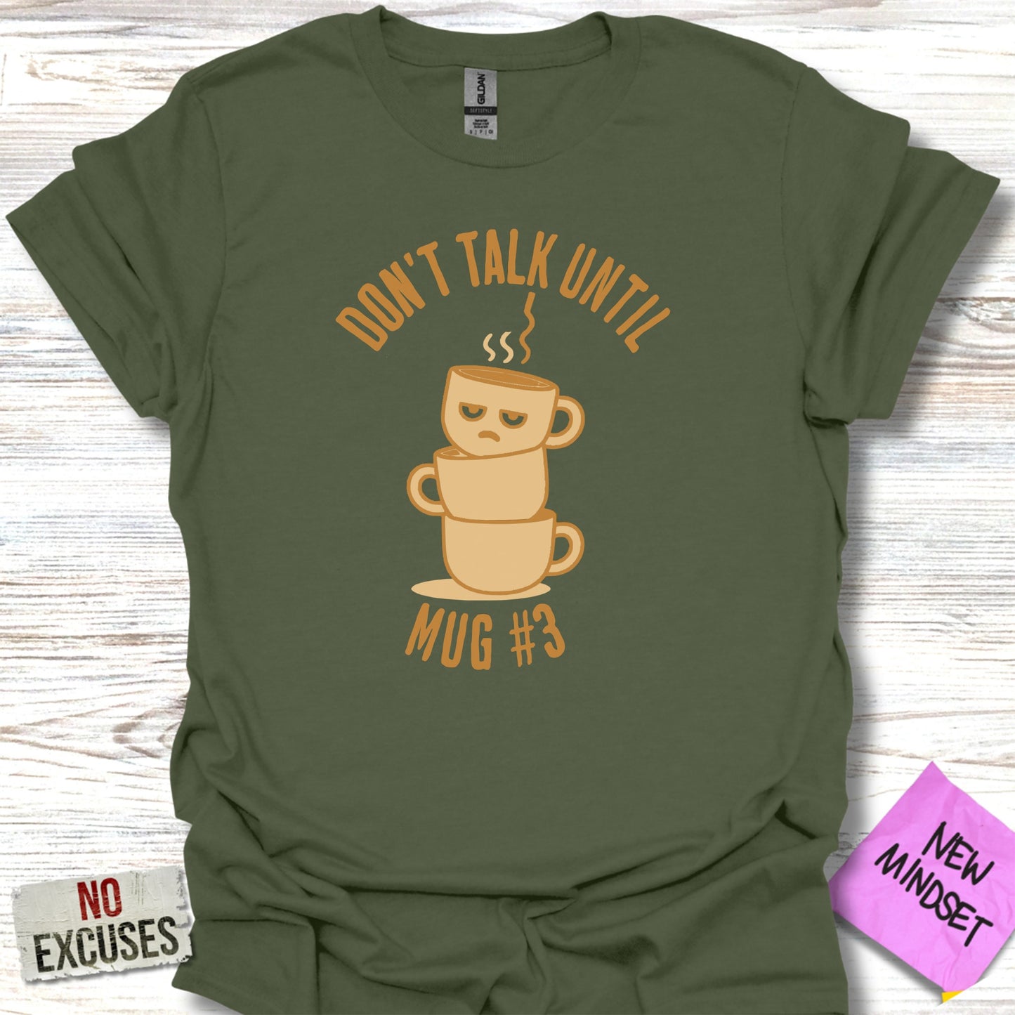 Don't Talk Until Mug #3 Graphic T-Shirt product