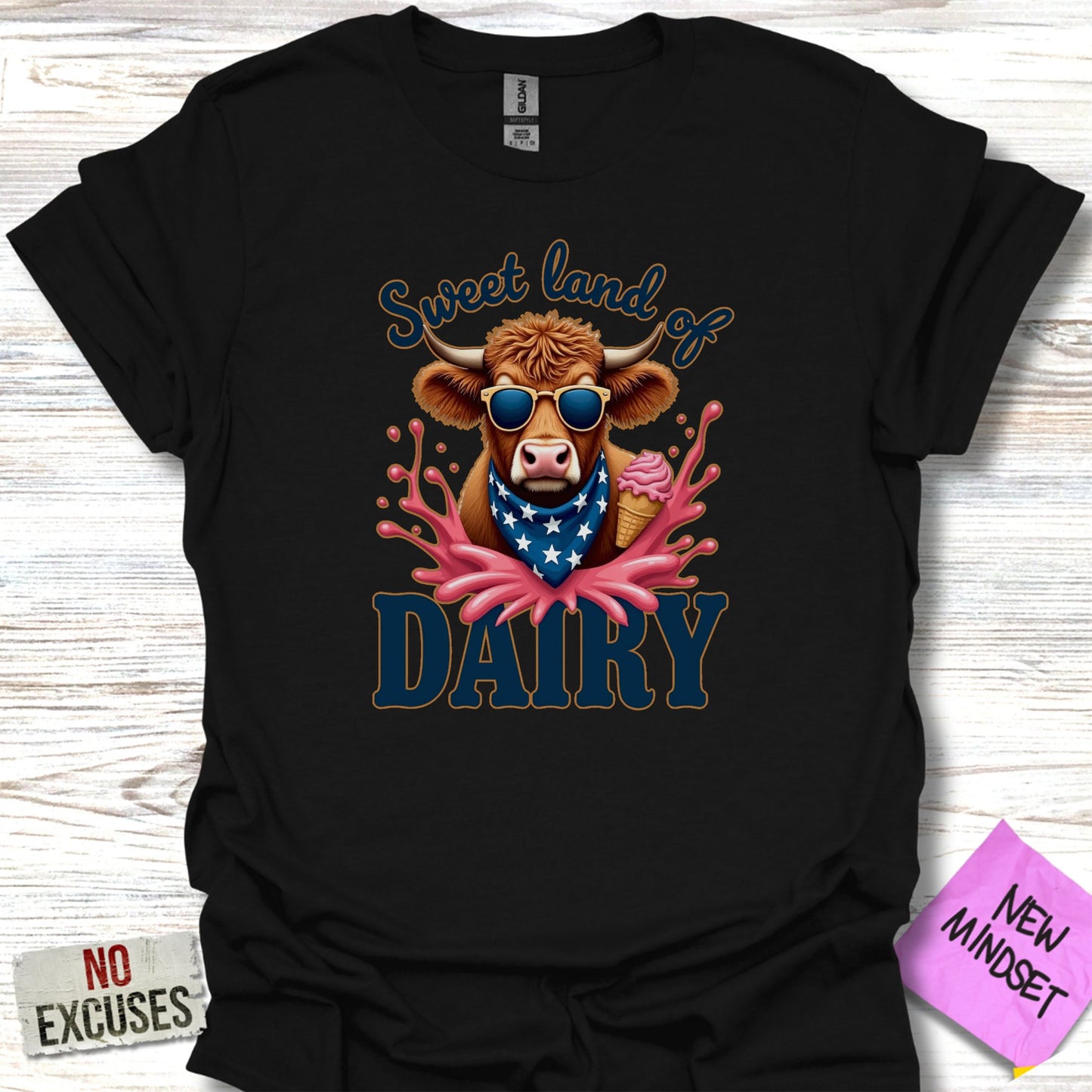 Sweet Land Of Dairy Graphic T-Shirt Product