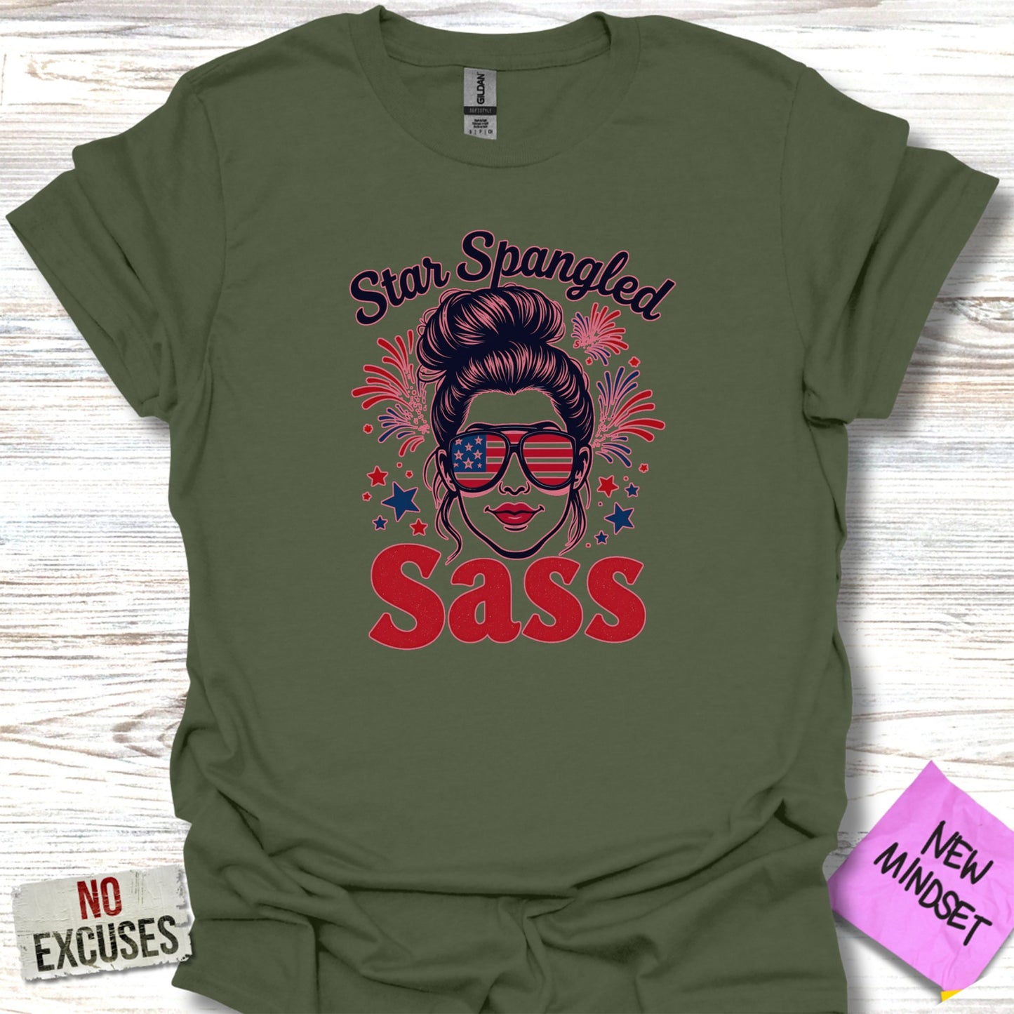 Star Spangled Sass Graphic Tee Shirt product