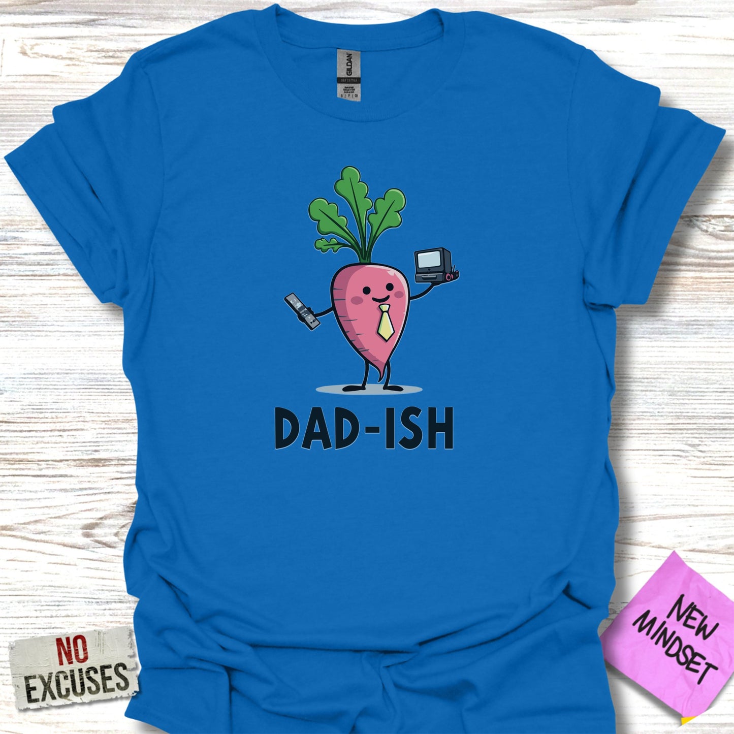 Funny Radish Dad-ish Graphic T-shirt product type