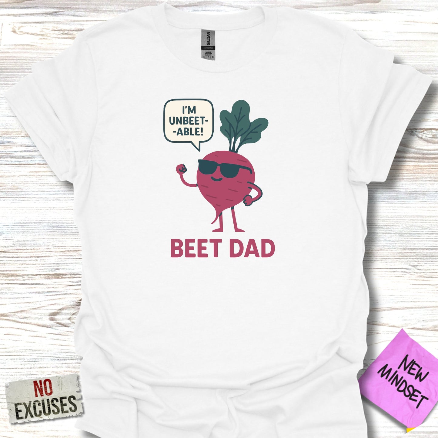 I'm Unbeetable Beet Dad Graphic T-Shirt Product
