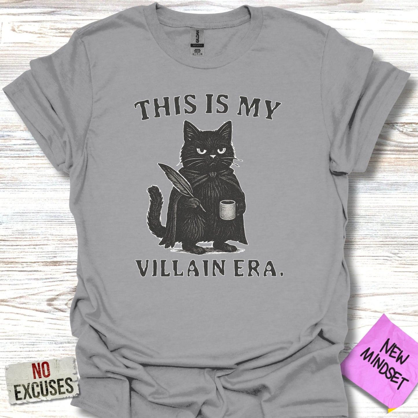 This Is My Villain Era Cat With Coffee Mug Shirt product type