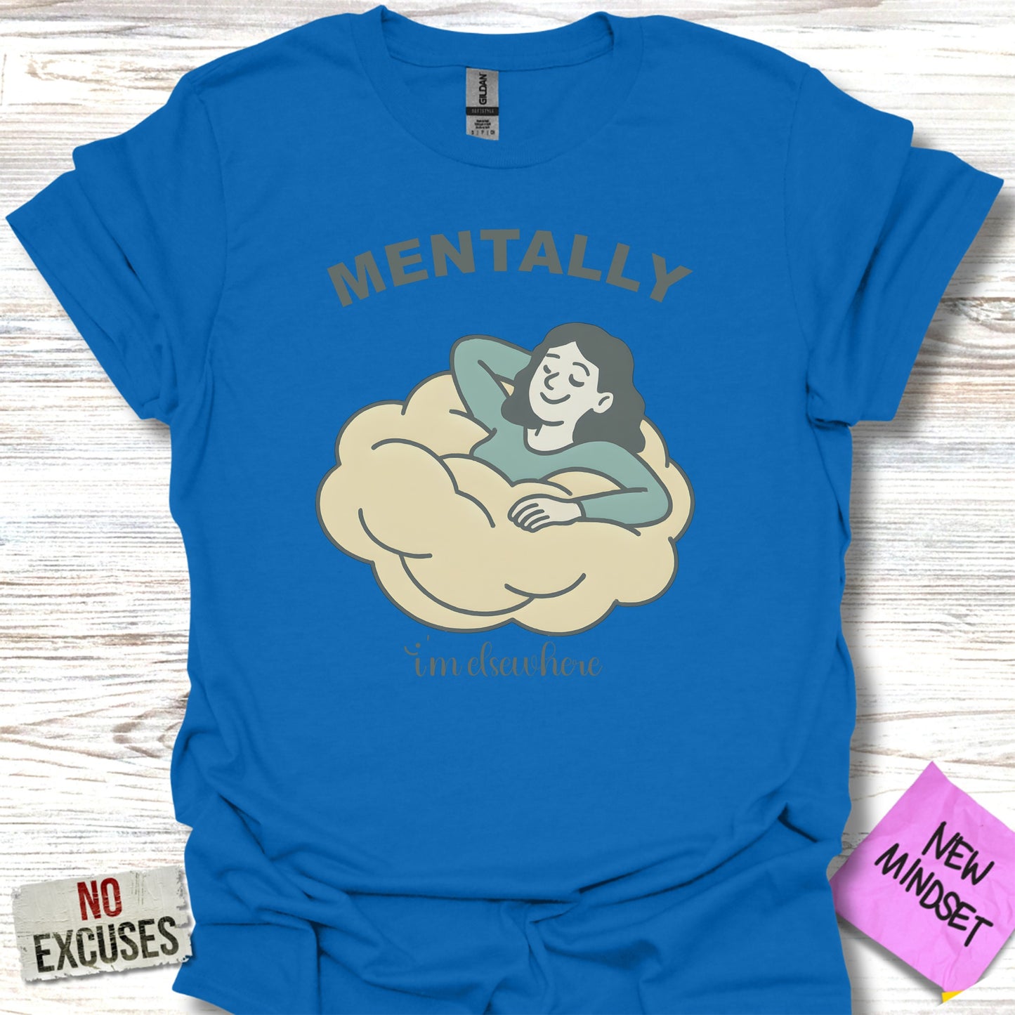 Mentally I'm Elsewhere Graphic T-Shirt product