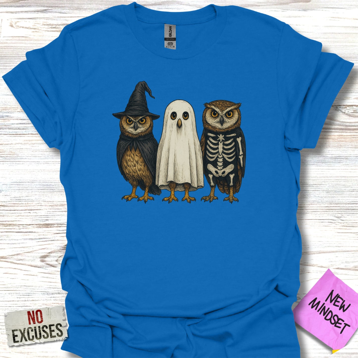 Adorable Halloween Themed Owl Graphic T-Shirt product
