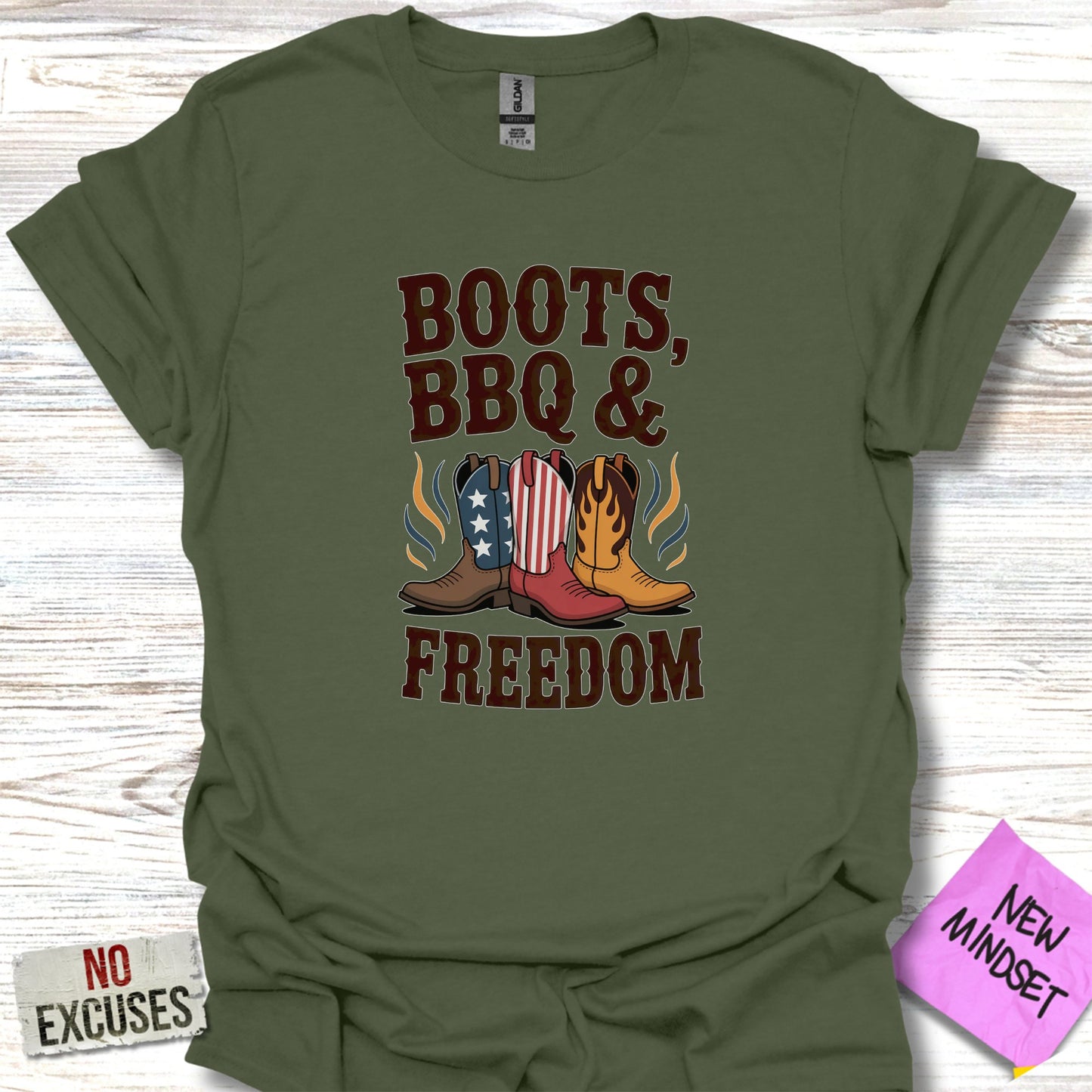 Boots BBQ Freedom Graphic Tee Shirt product type