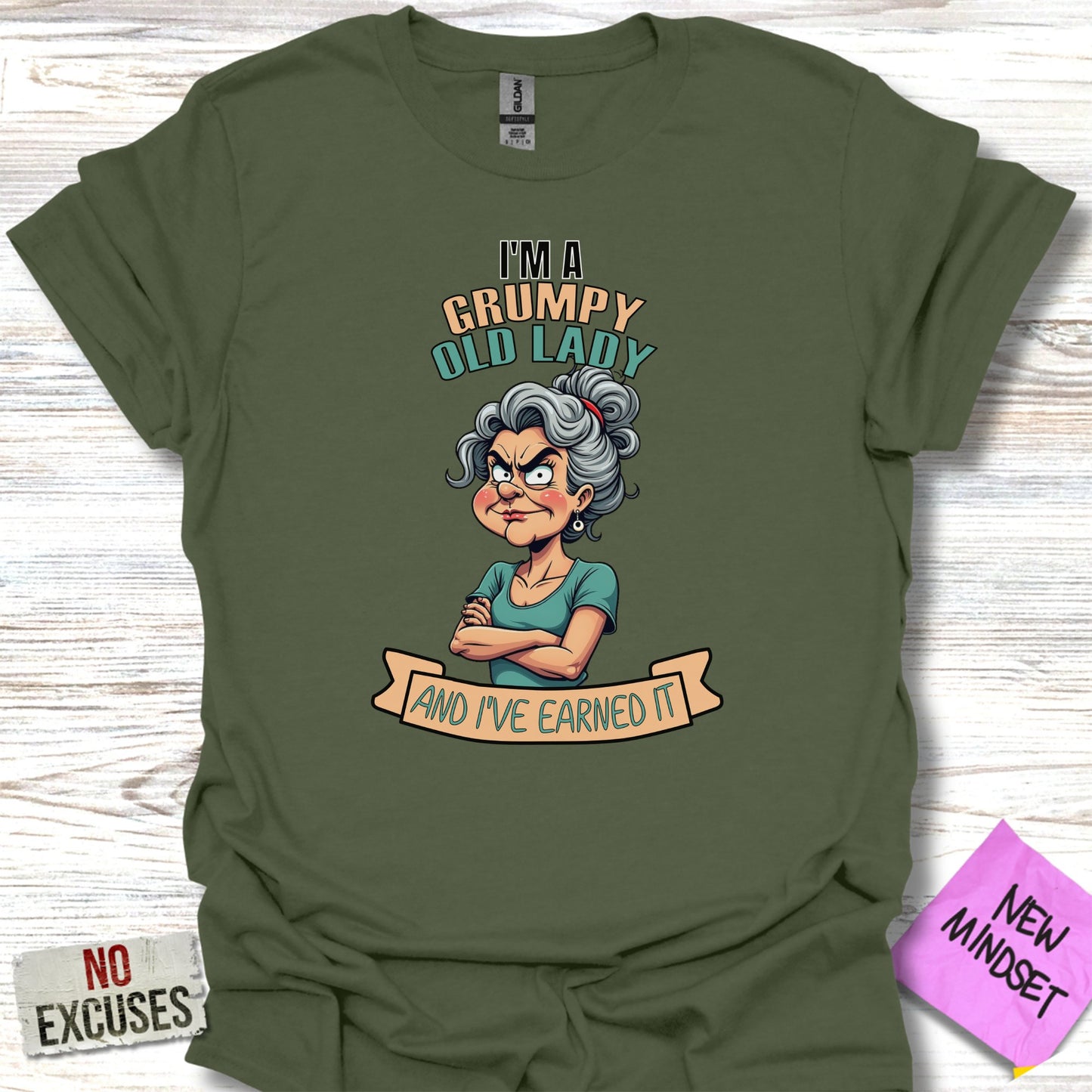 I'm A Grumpy Old Lady And I've Earned It T-shirt product