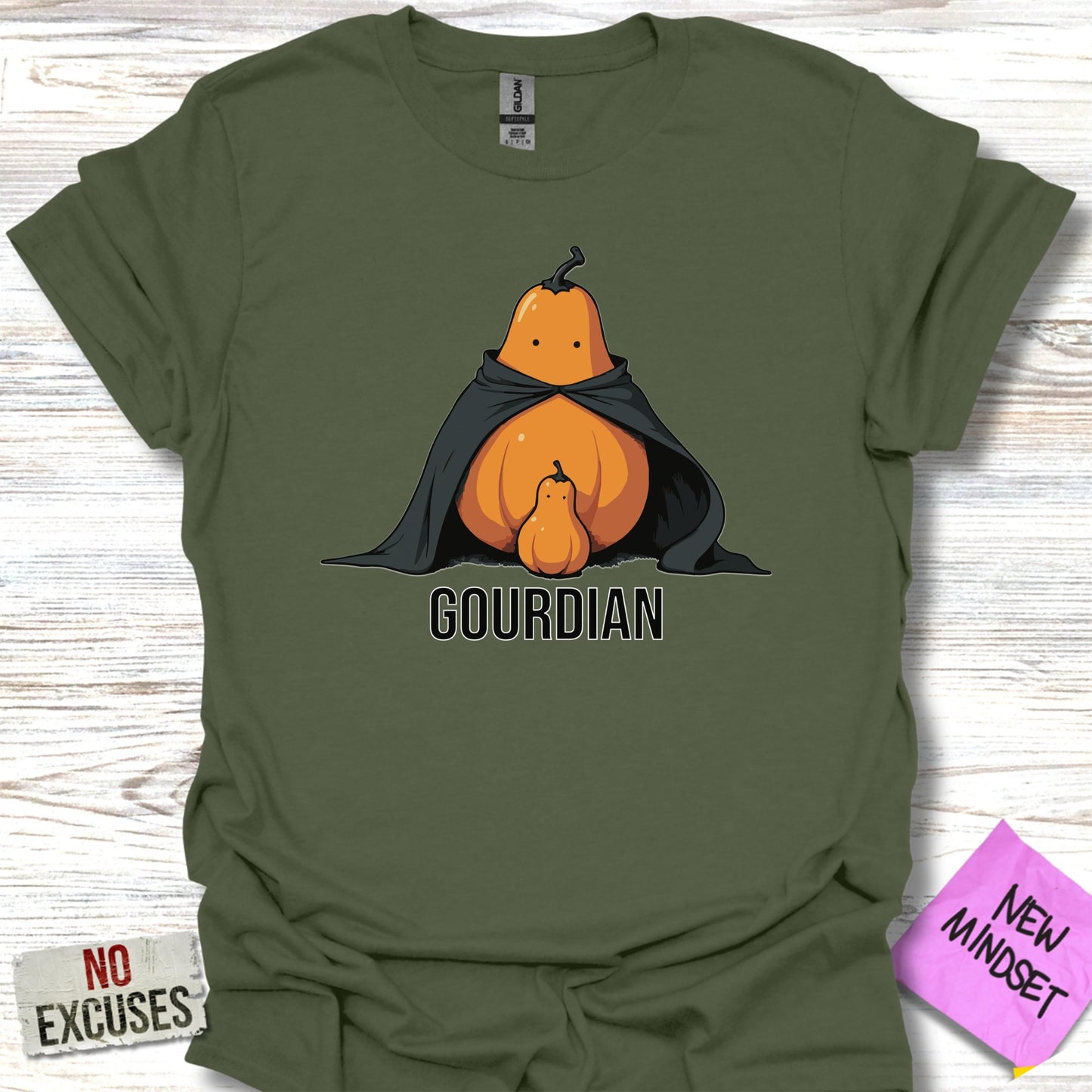 Gourdian Graphic Tee with Pumpkin Art product type