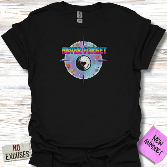 Never Forget Moon and Space Graphic Tee product