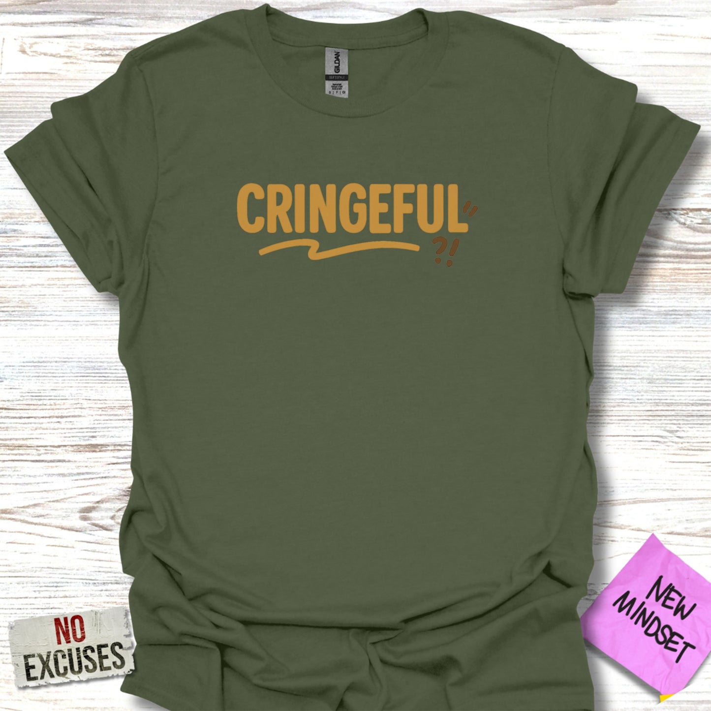 Cringeful Graphic Tee with Unique Design Shirt Product