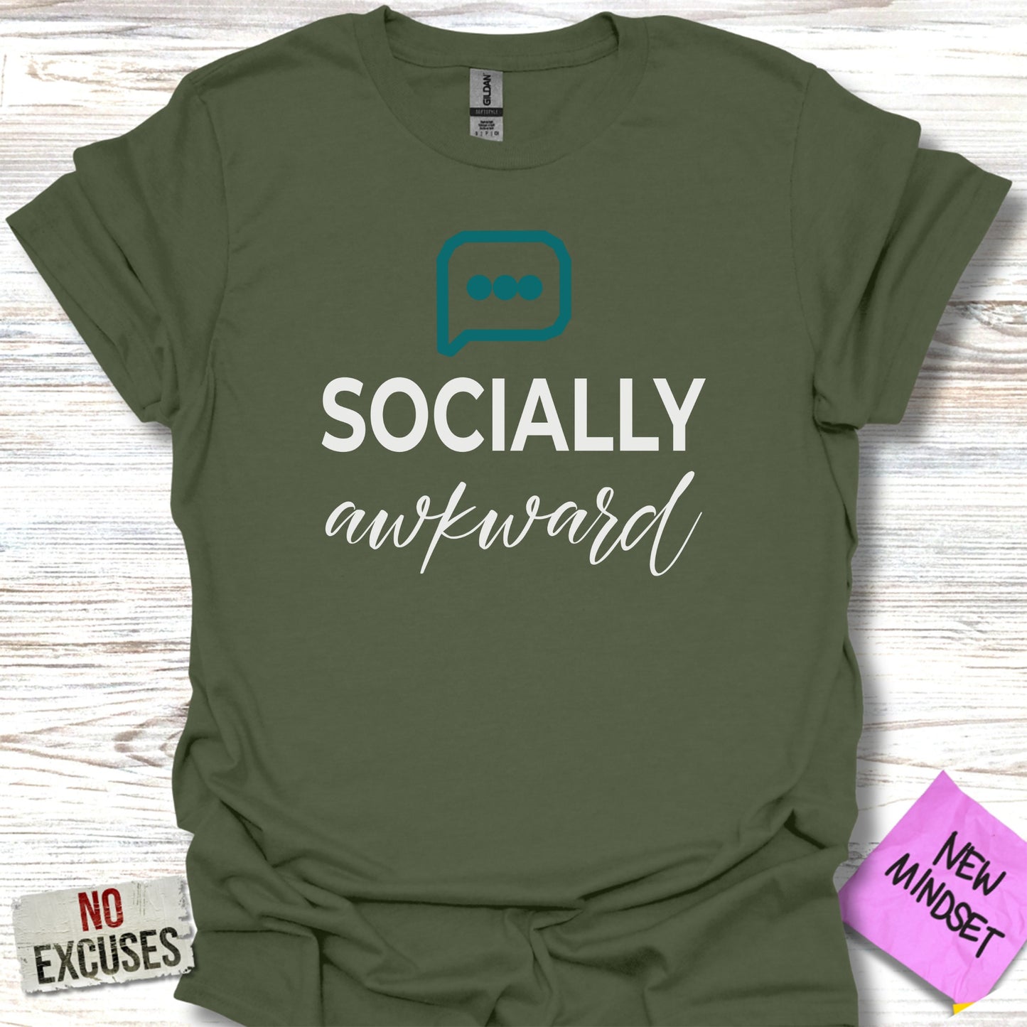 Socially Awkward Graphic Tee for a Fun Casual Look shirt product