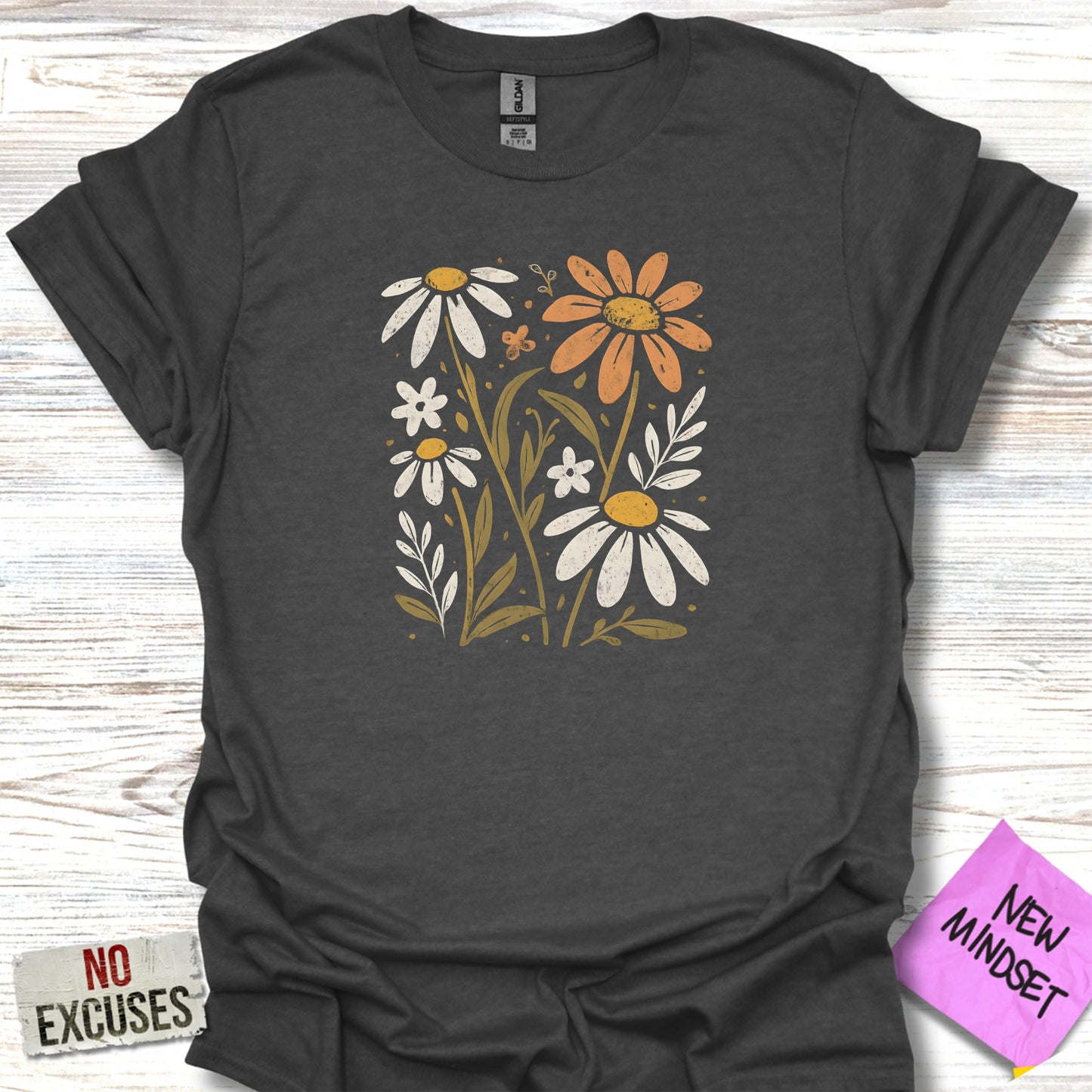 Retro Daisy and Wildflower Graphic Tee product type