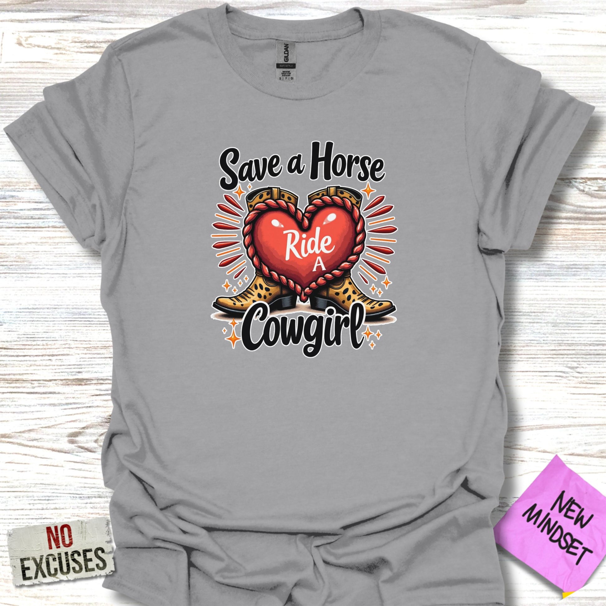 Save a Horse Ride a Cowgirl Graphic Tee product type