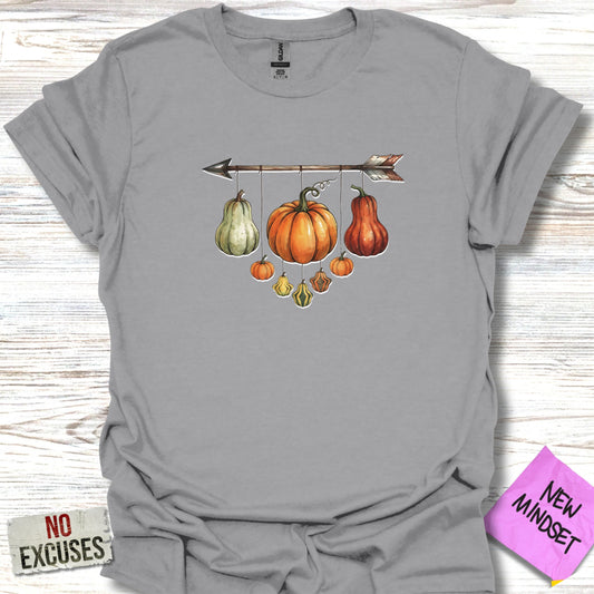 Fall Harvest Pumpkin and Gourds Graphic Shirt product type